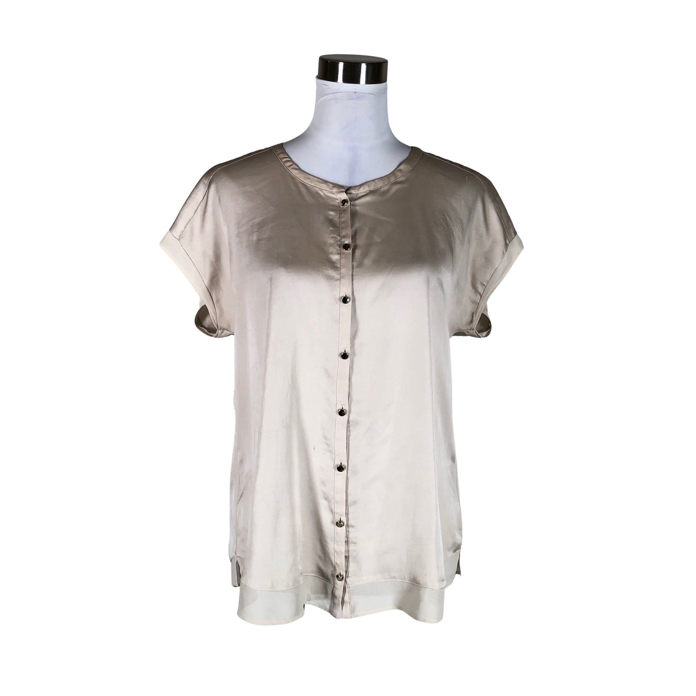 Naisten Gerry Weber - Lyhythihainen pusero, koko 38 - Beige (1)