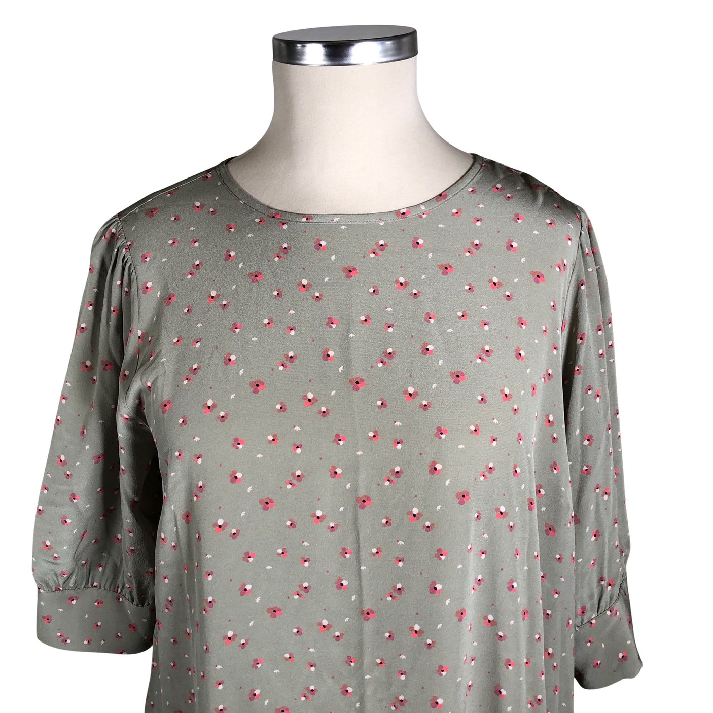 Naisten R-collection - Sifonkimekko, koko 42 - Vihreä (3)