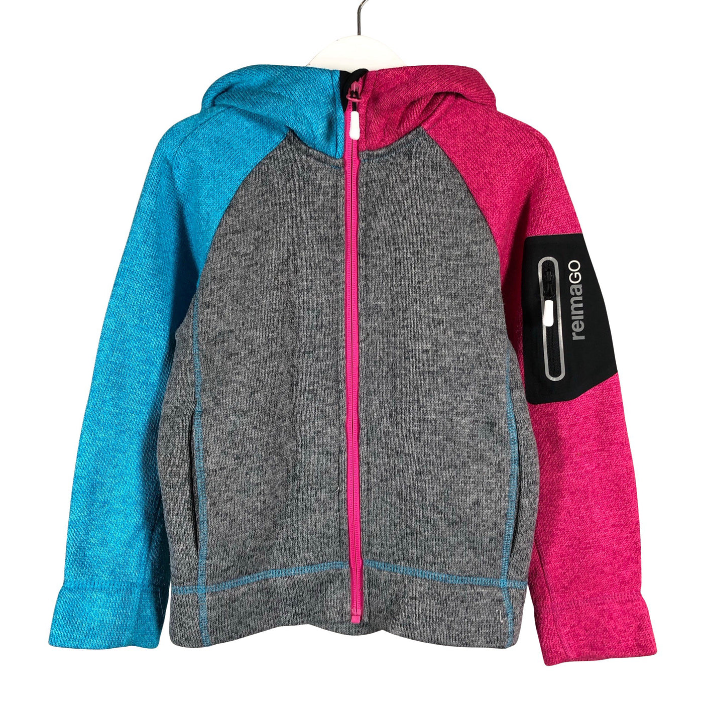 Unisex Reima - Neuletakki, koko 104 - 110 - Harmaa (1)