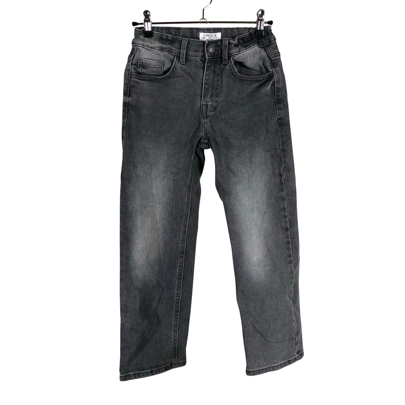 Unisex Lindex - Farkut, koko 128 - 134 - Harmaa (1)