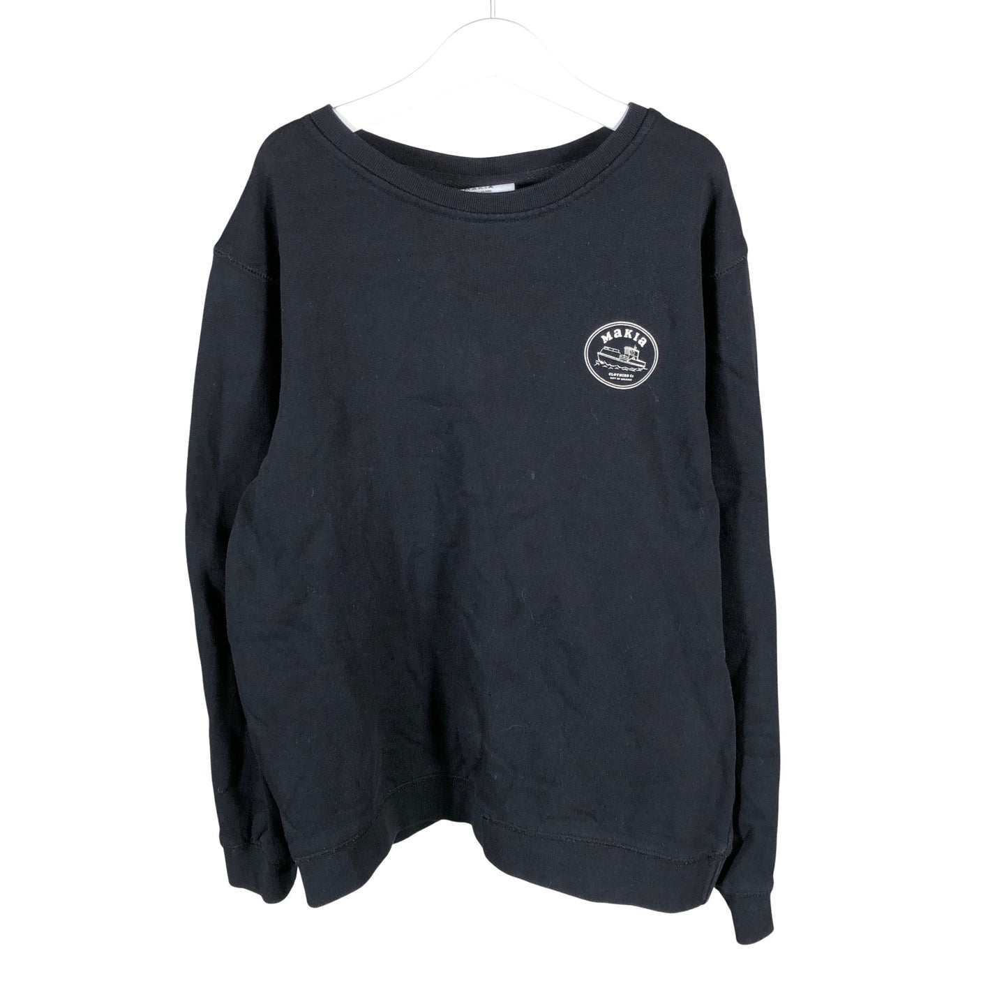 Unisex Makia - Collegepaita, koko 158 - 164 - Musta (1)