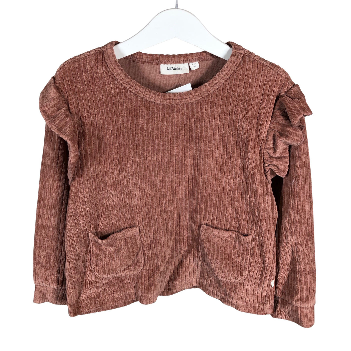 Tyttöjen Lil ´Atelier - Trikoopaita, koko 110 - 116 - Vaaleanpunainen (1)