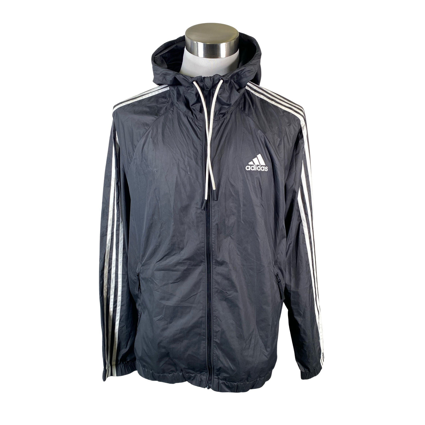 Miesten Adidas - Urheilutakki, koko L - Harmaa (1)