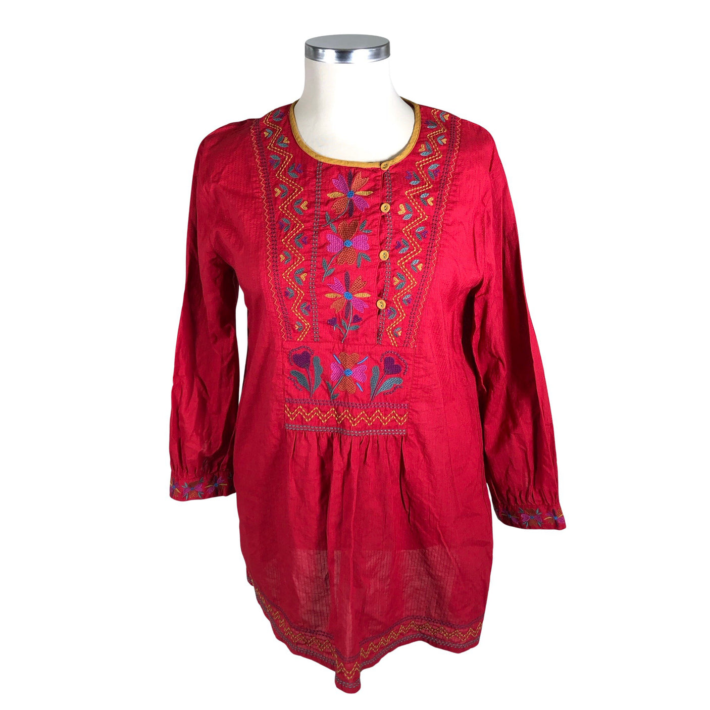 Naisten Gudrun Sjöden - Kangastunika, koko 44 - Punainen (1)