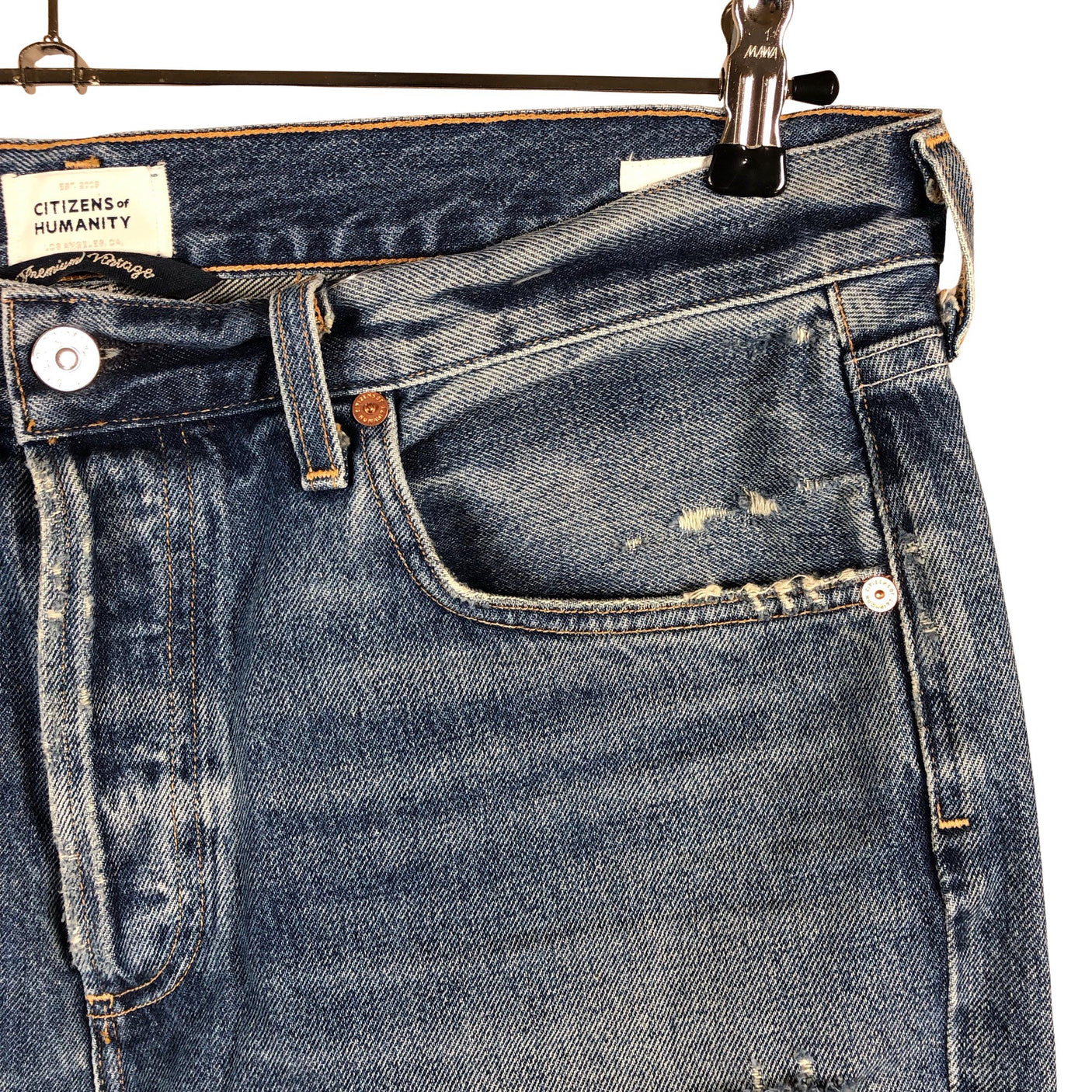 Naisten Citizens of Humanity - Farkut, koko W31 - Sininen (3)