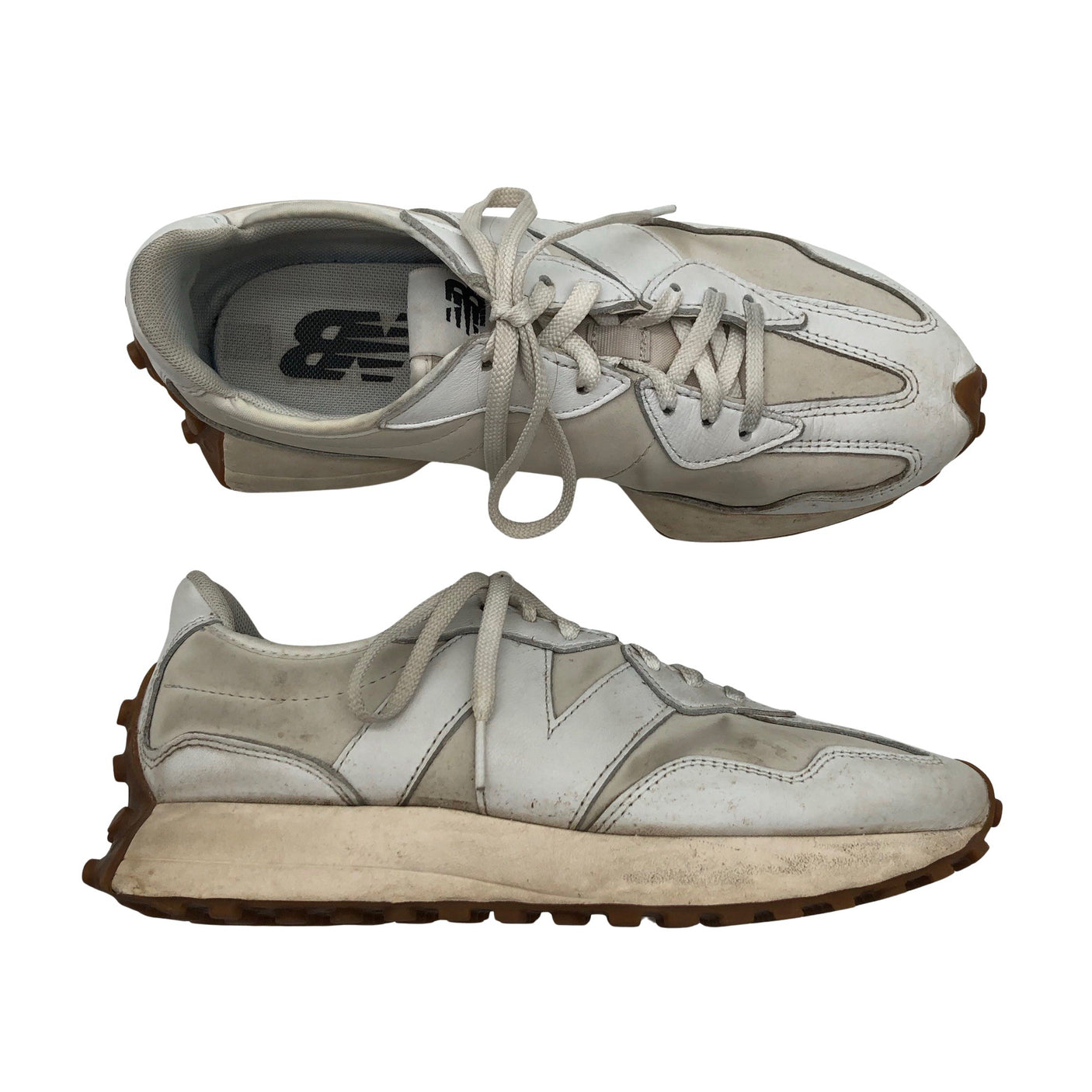 Naisten New Balance - Lenkkarit, koko 40 - Beige (1)