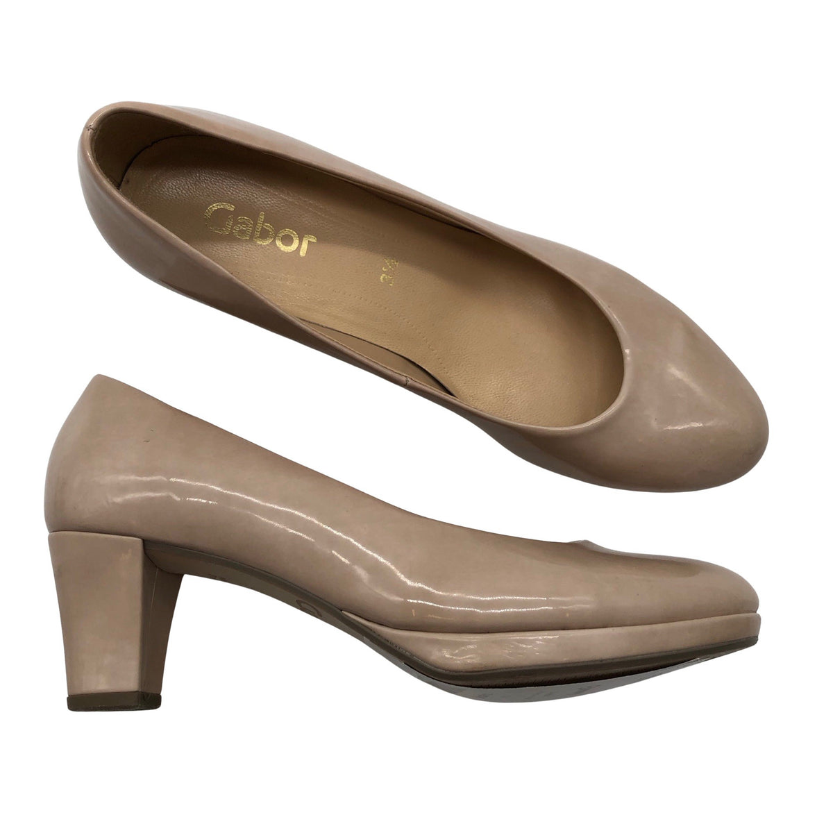 Naisten Gabor - Korkokengät, koko 36 - Beige (1)
