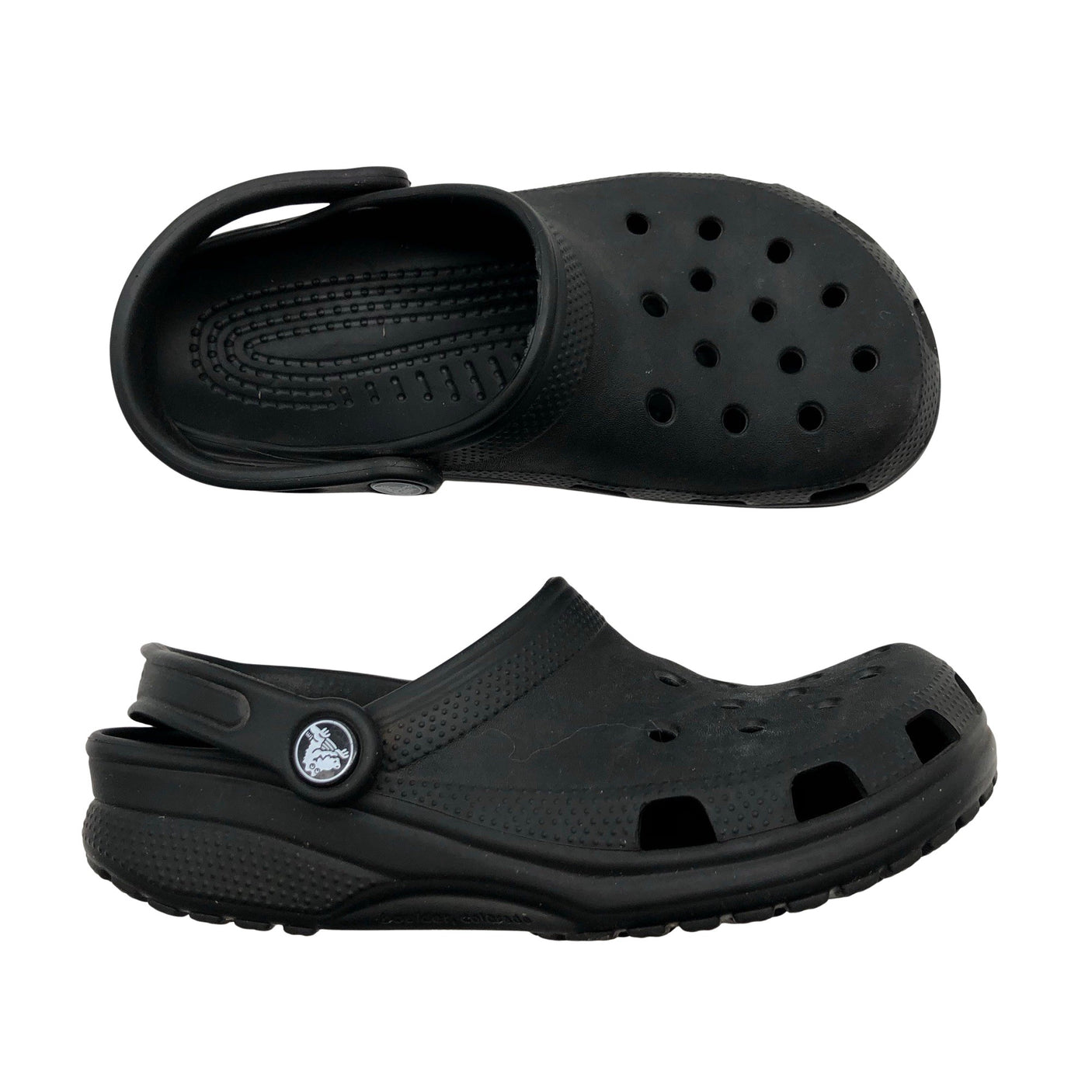 Unisex Crocs - Pistokkaat, koko 38 - Musta (1)