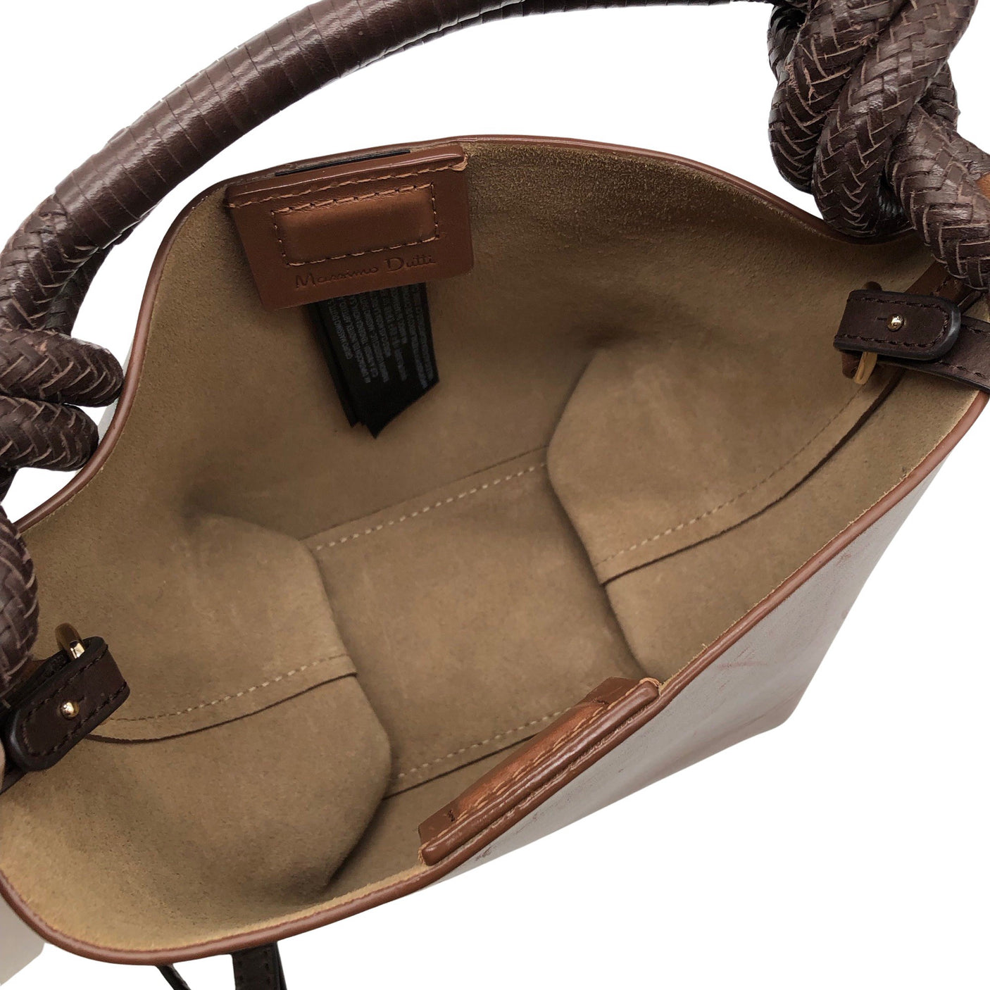 Naisten Massimo Dutti - Olkalaukku, koko Mini - Ruskea (3)