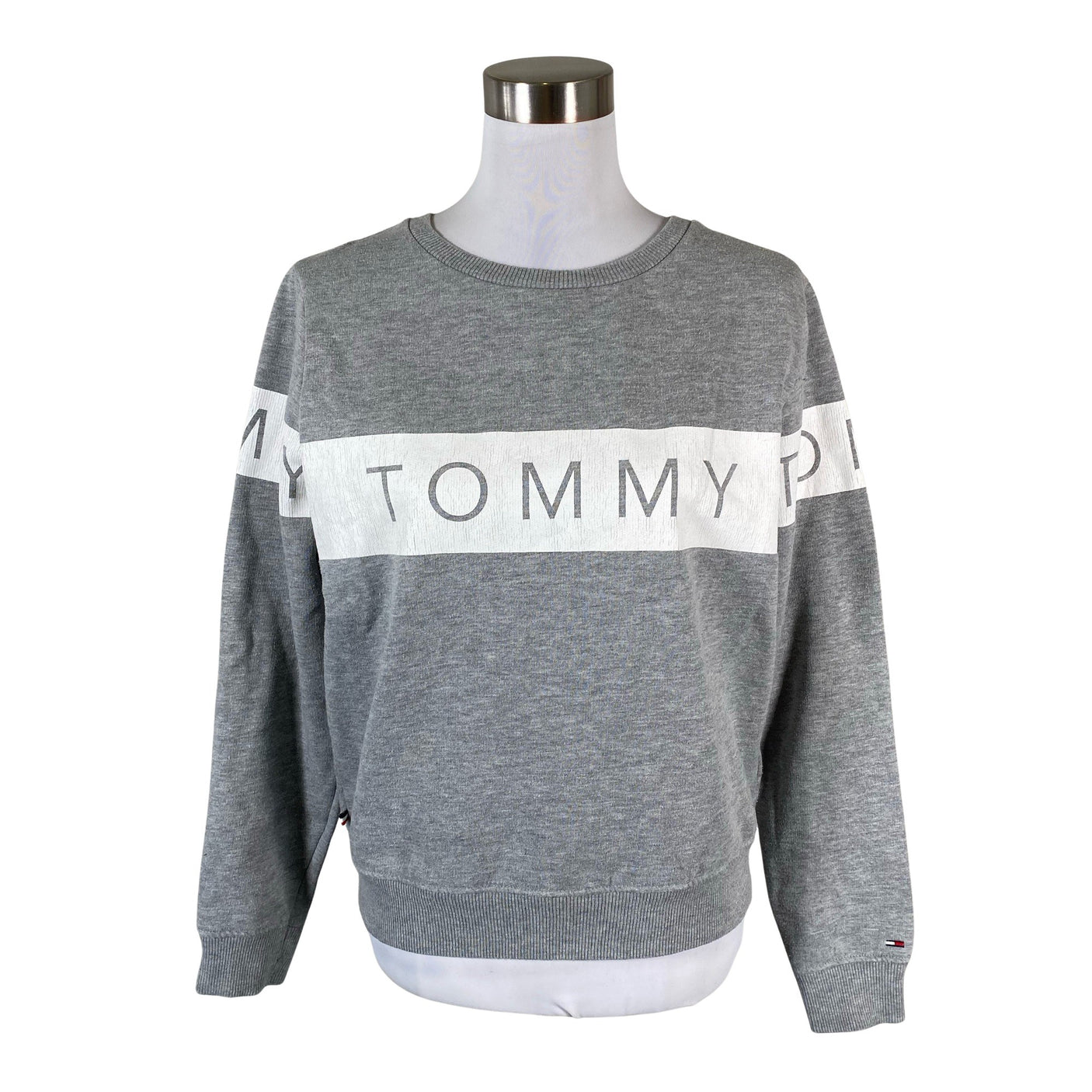 Naisten Tommy Hilfiger - Collegepaita, koko 38 - Harmaa (1)