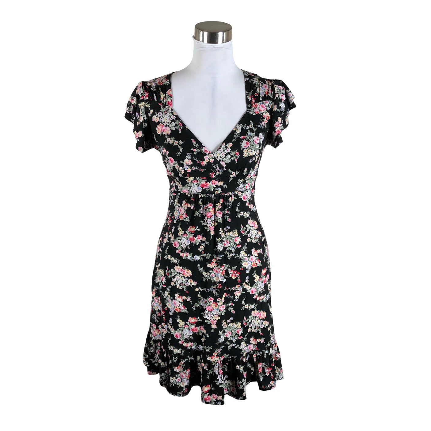 Naisten Dorothy Perkins - Trikoomekko, koko 40 - Musta (1)