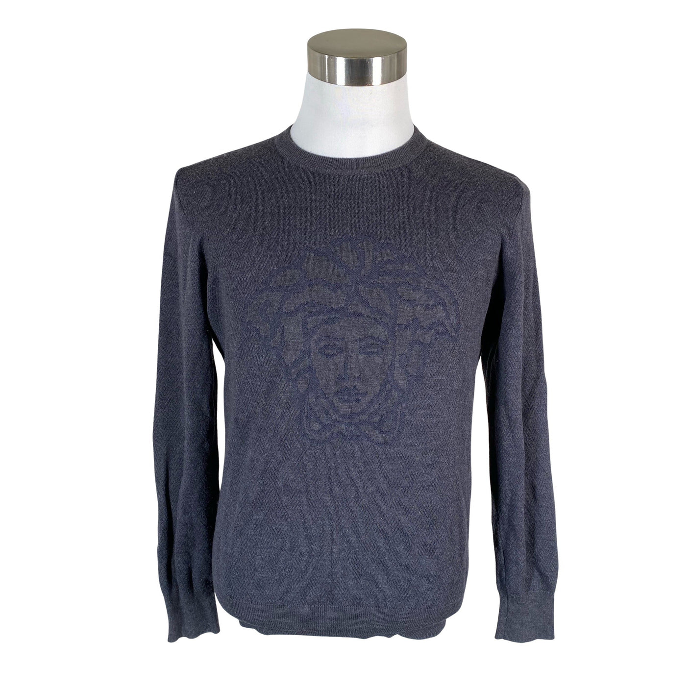 Miesten Versace - Neulepaita, koko L - Harmaa (1)