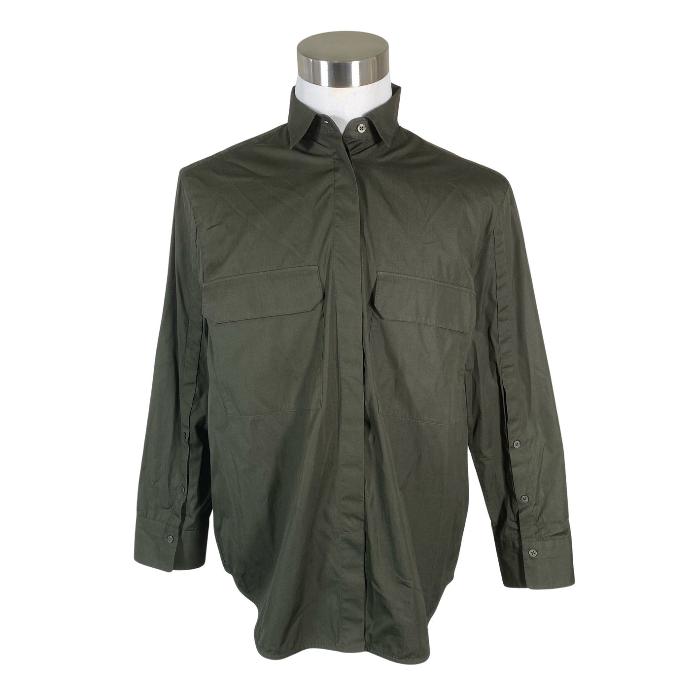 Miesten Massimo Dutti - Kauluspaita, koko M - Vihreä (1)
