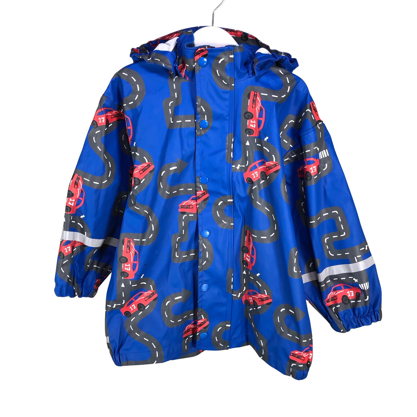 Unisex Lindex - Sadetakki, koko 110 - 116 - Sininen (1)