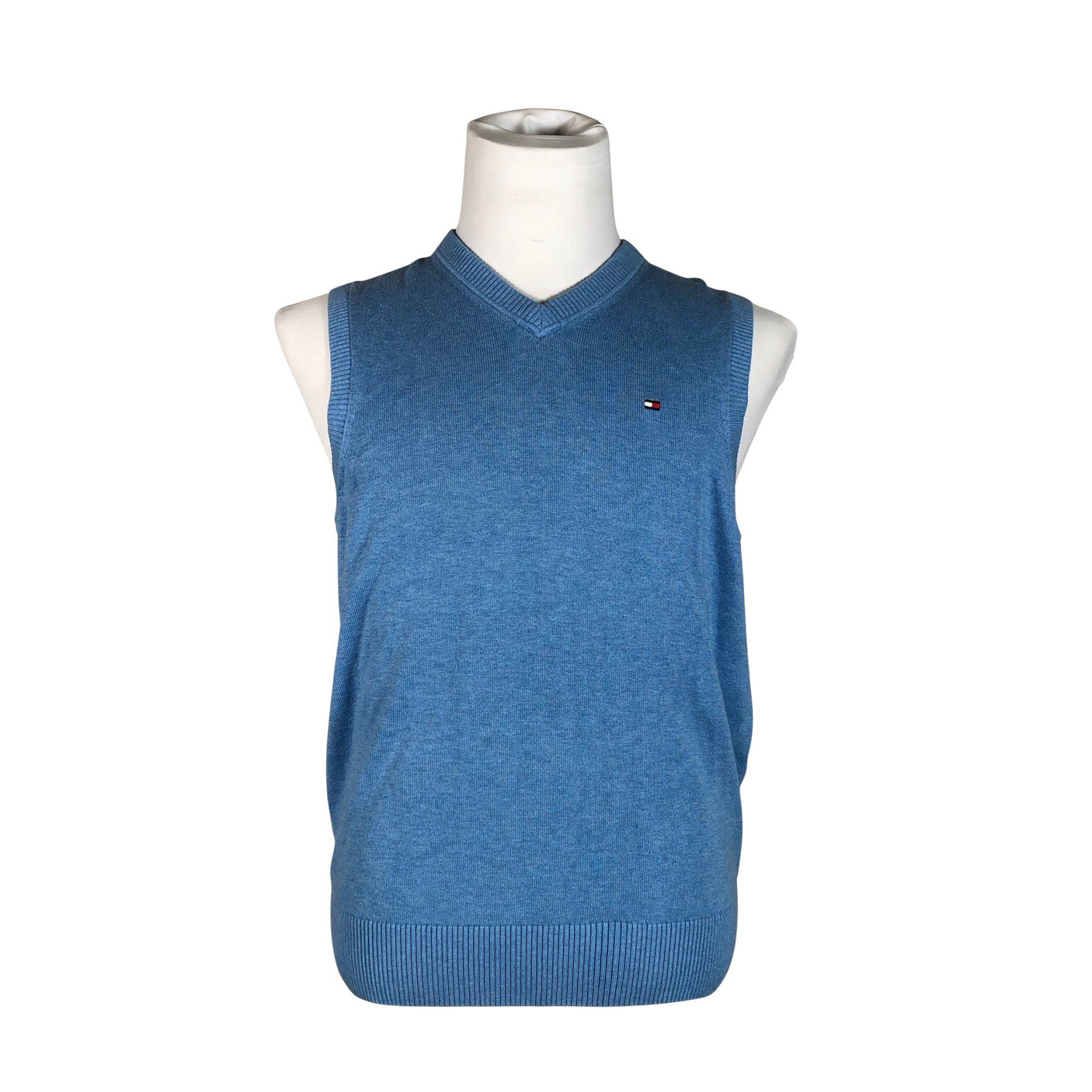 Miesten Tommy Hilfiger - Neuleliivi, koko M - Vaaleansininen (1)