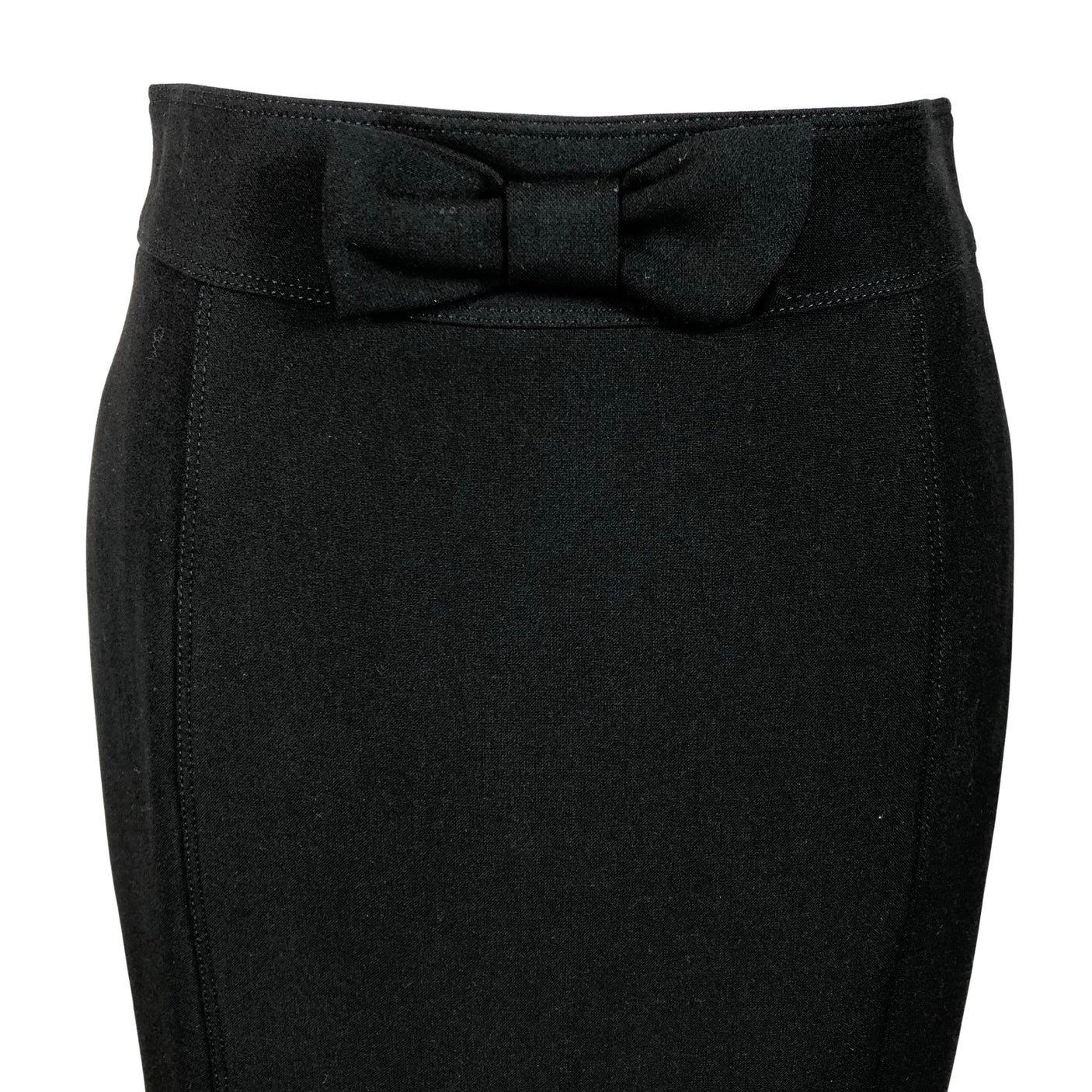Naisten Burberry - Suora hame, koko 38 - Musta (3)