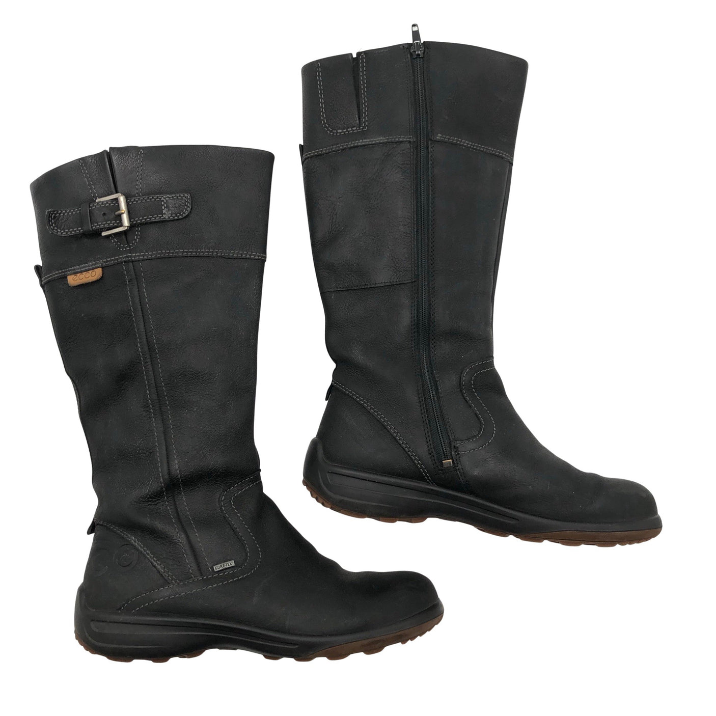 Naisten Ecco - Saappaat, koko 37 - Musta (1)