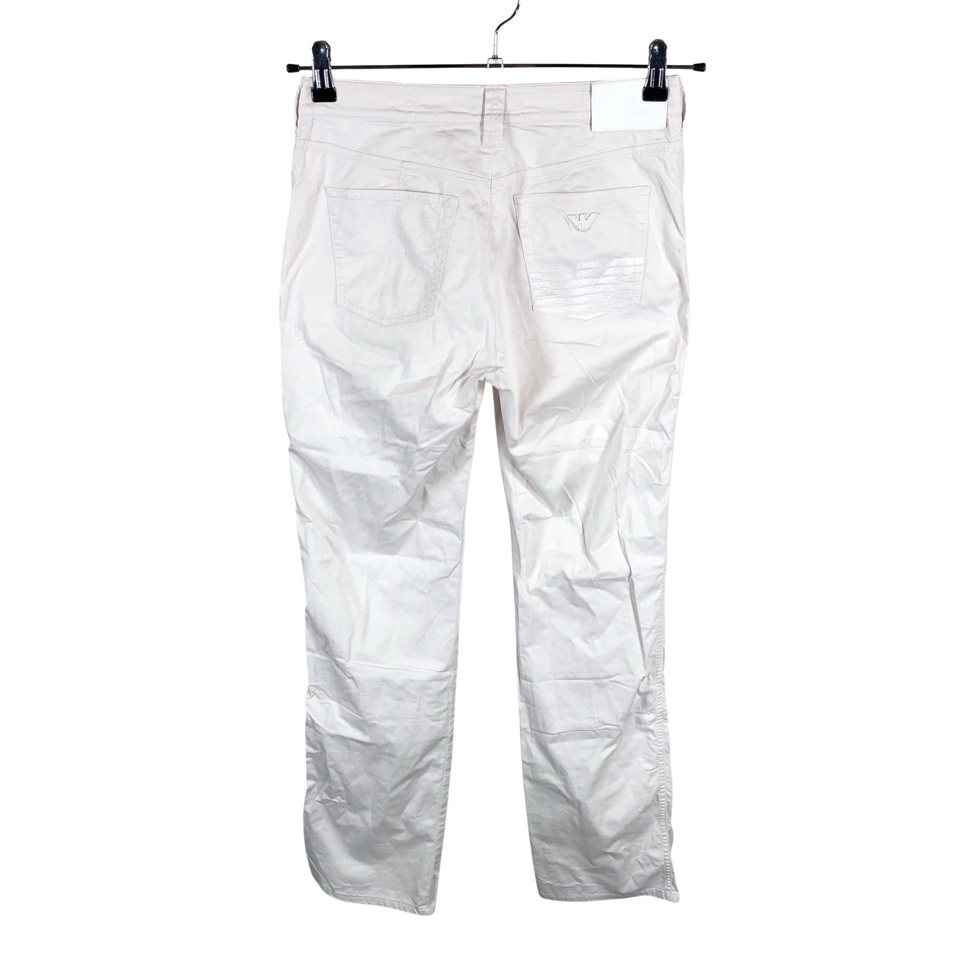 Naisten Armani Jeans - Kangashousut, koko W28 - Luonnonvalkoinen (2)