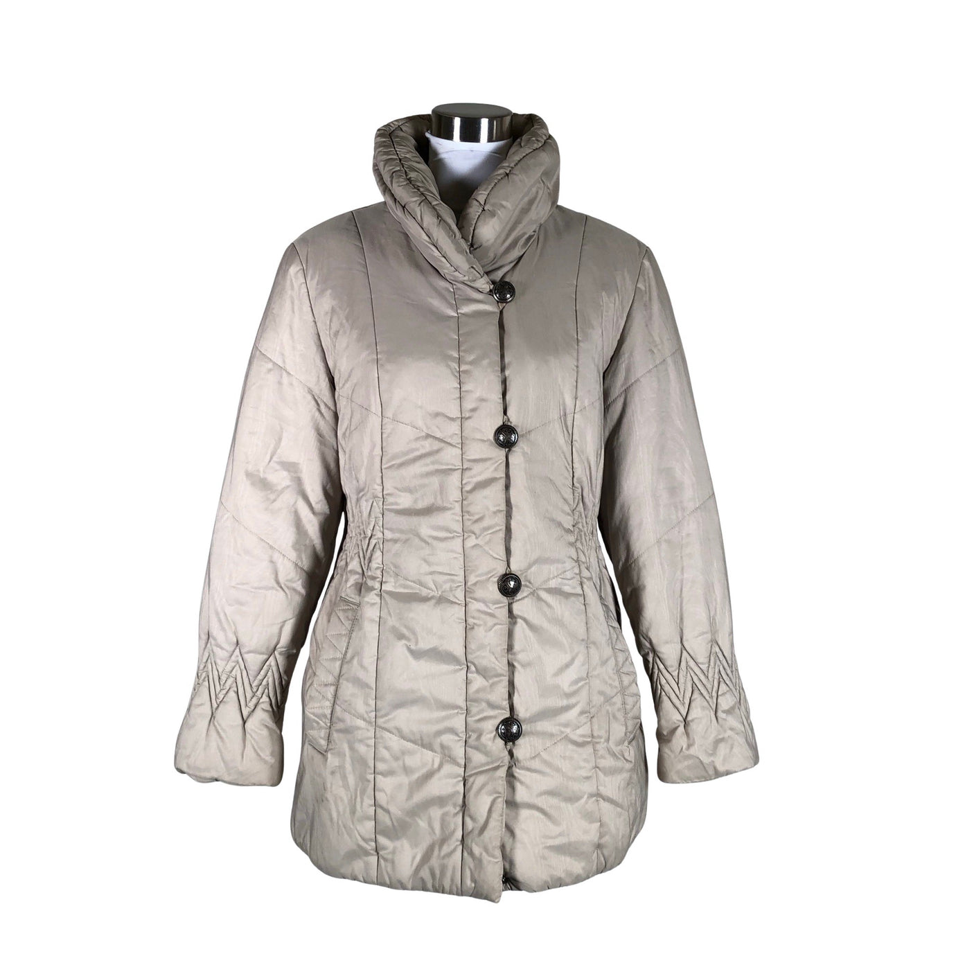 Naisten Barbara Lebek - Toppatakki, koko 38 - Beige (1)