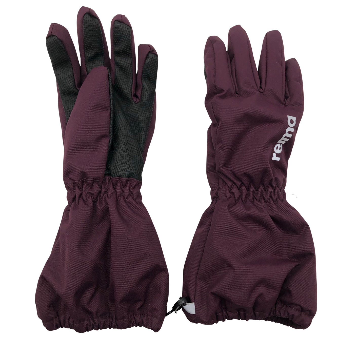 Unisex Reima - Talvihanskat, koko 5 - 8 vuotta - Viininpunainen (1)