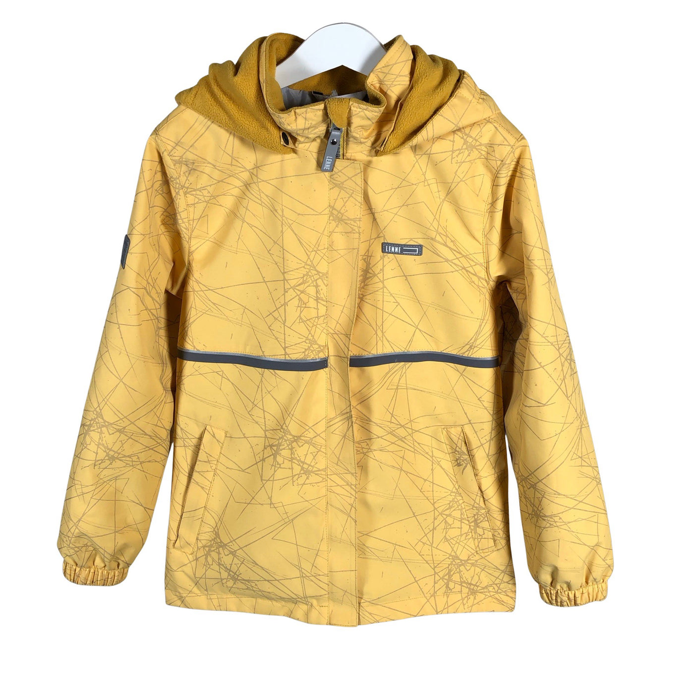 Unisex Lenne - Kevyttoppatakki, koko 122 - 128 - Keltainen (1)