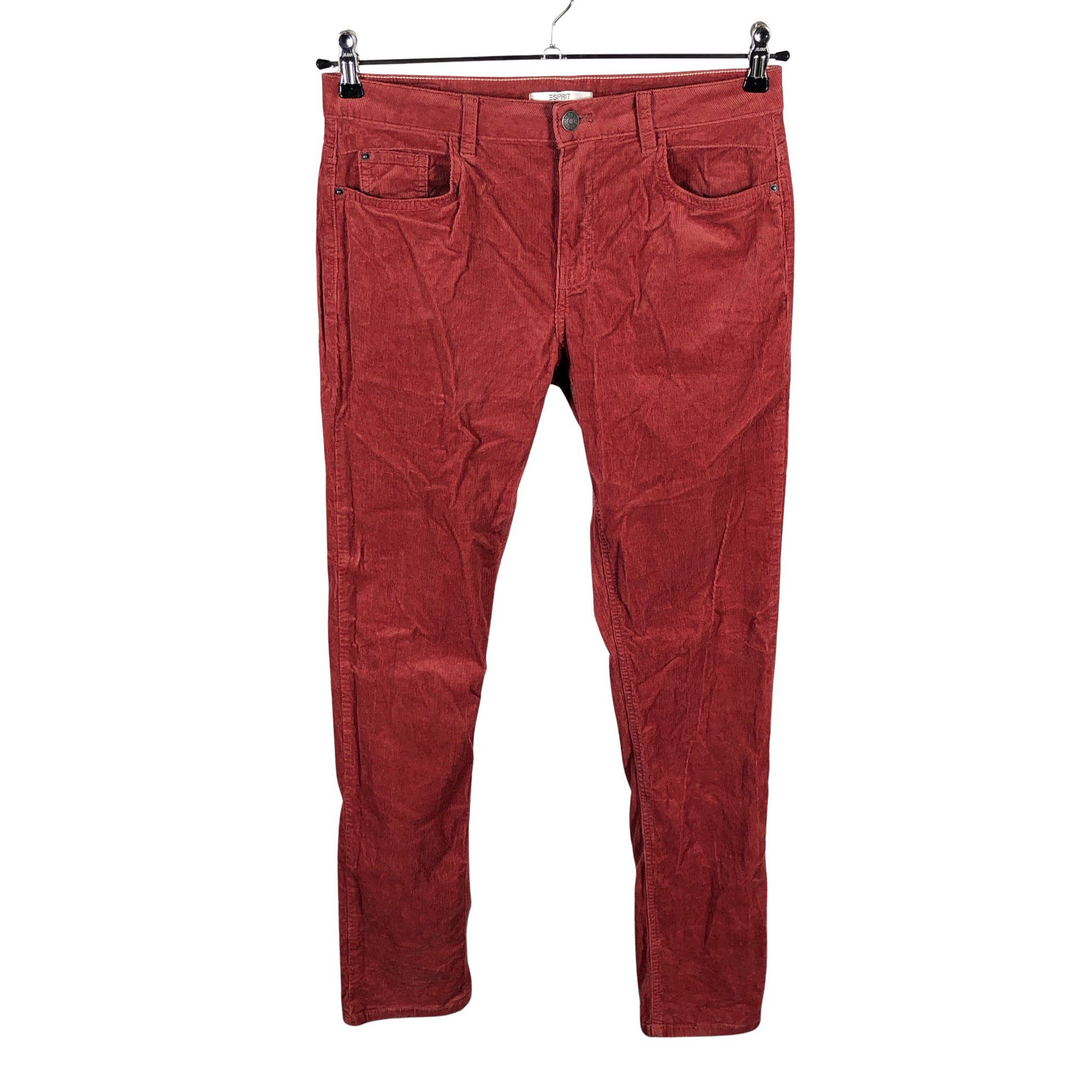 Naisten Esprit - Samettihousut, koko W30 - Punainen (1)