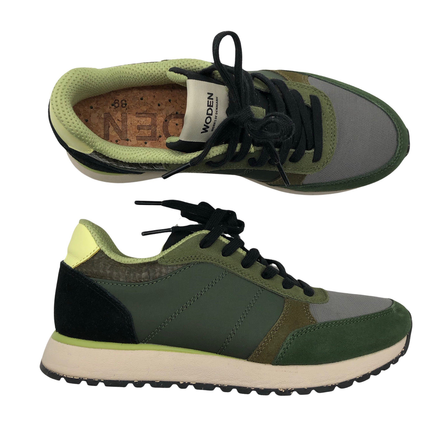 Naisten Woden - Tennarit, koko 39 - Vihreä (1)