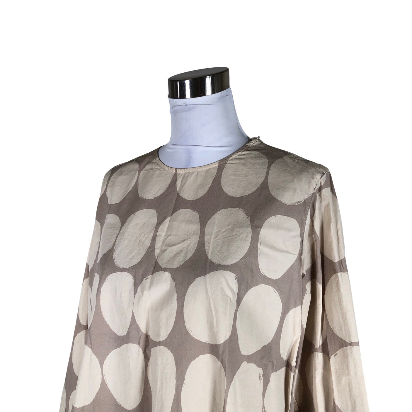 Naisten Marimekko - Kangastunika, koko 40 - Beige (3)