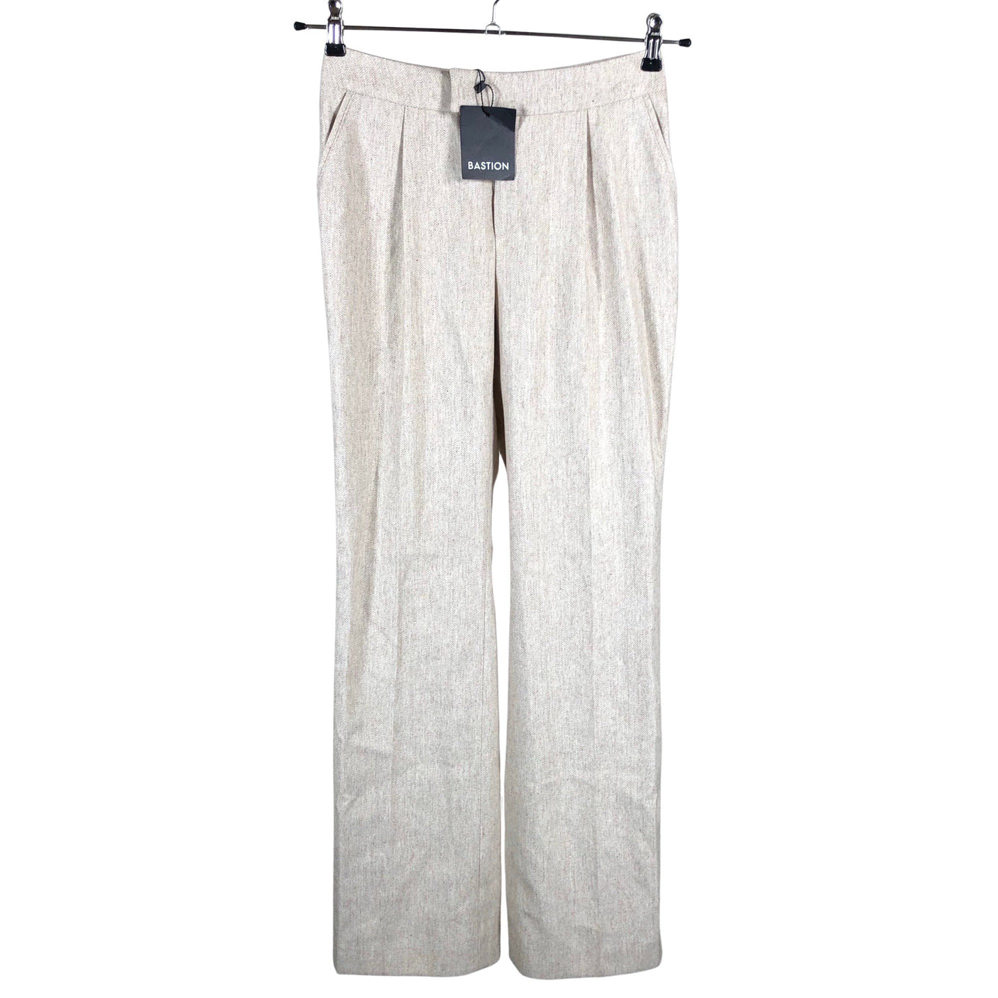 Naisten Bastion - Suorat housut, koko 34 - Beige (1)