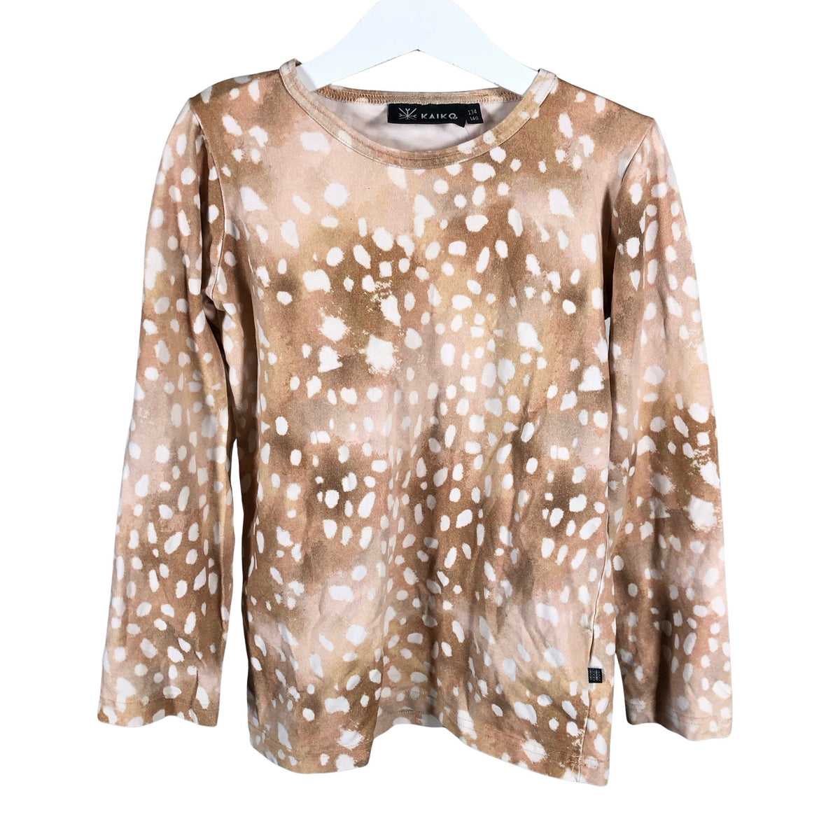Unisex Kaiko - Trikoopaita, koko 134 - 140 - Beige (1)