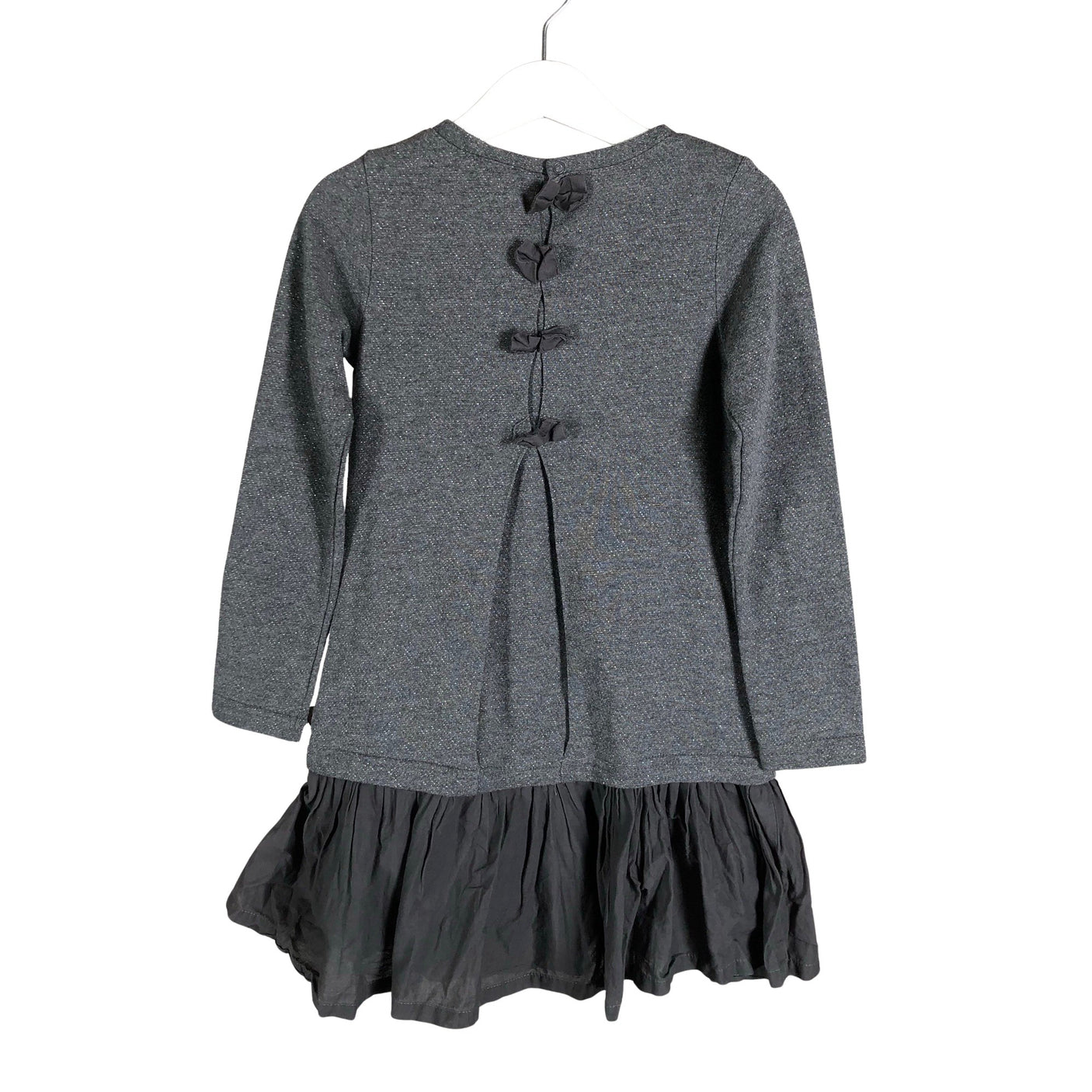 Tyttöjen POMPdeLUX - Collegemekko, koko 110 - 116 - Harmaa (2)