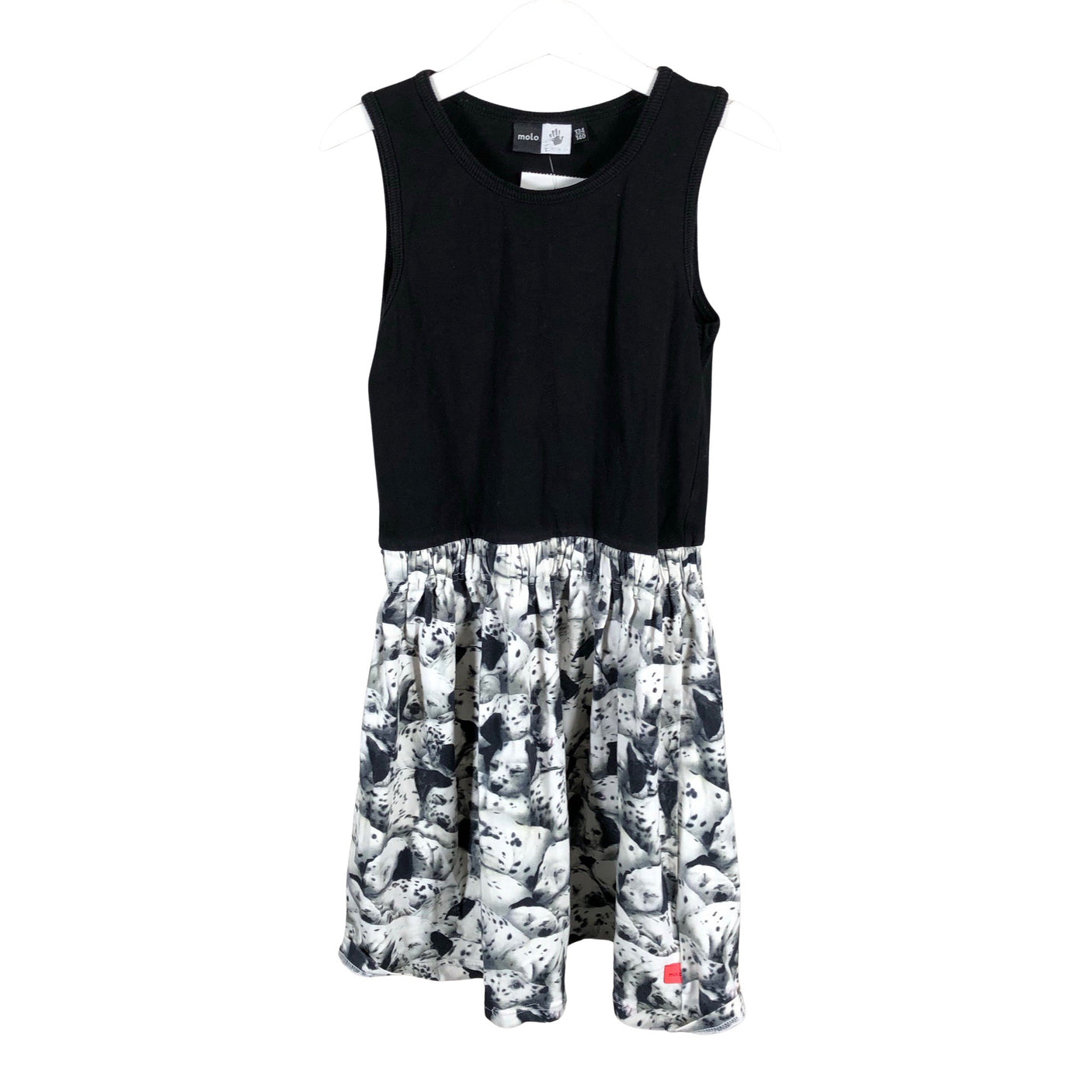 Tyttöjen Molo Kids - Trikoomekko, koko 134 - 140 - Musta (1)