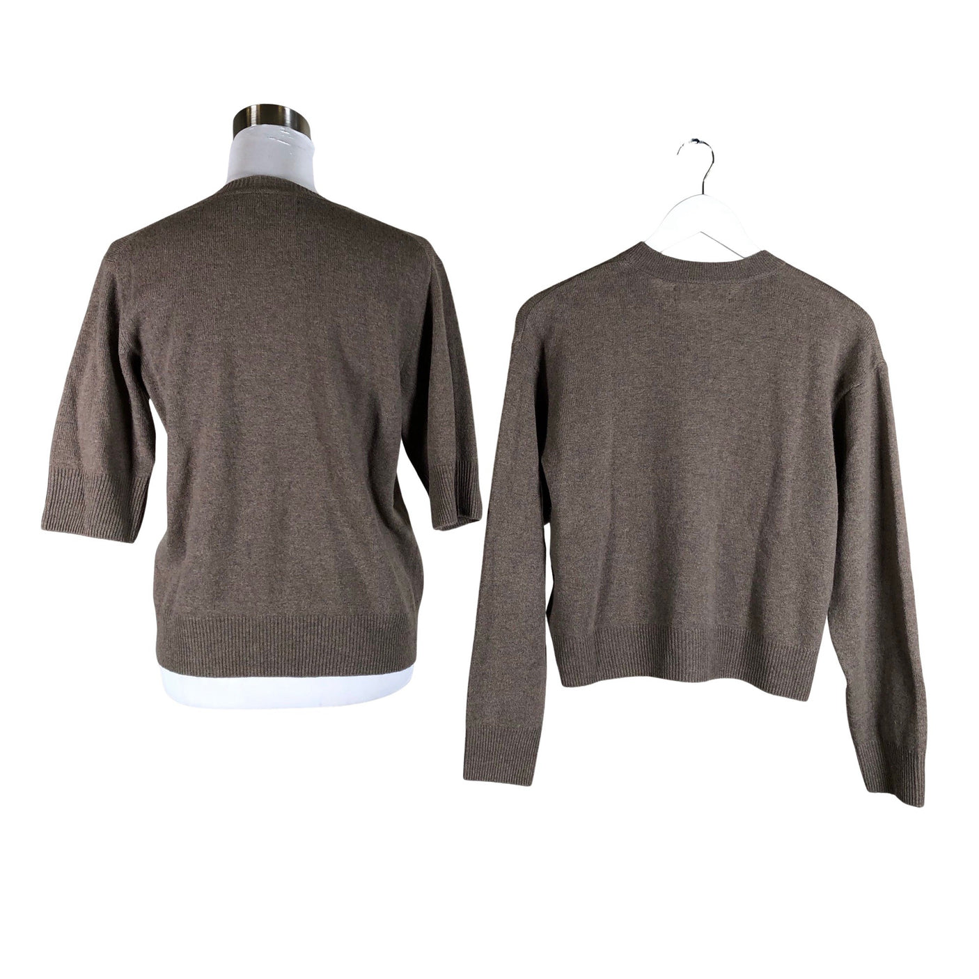 Naisten InWear - Neuletakki, koko 38 - Ruskea (2)