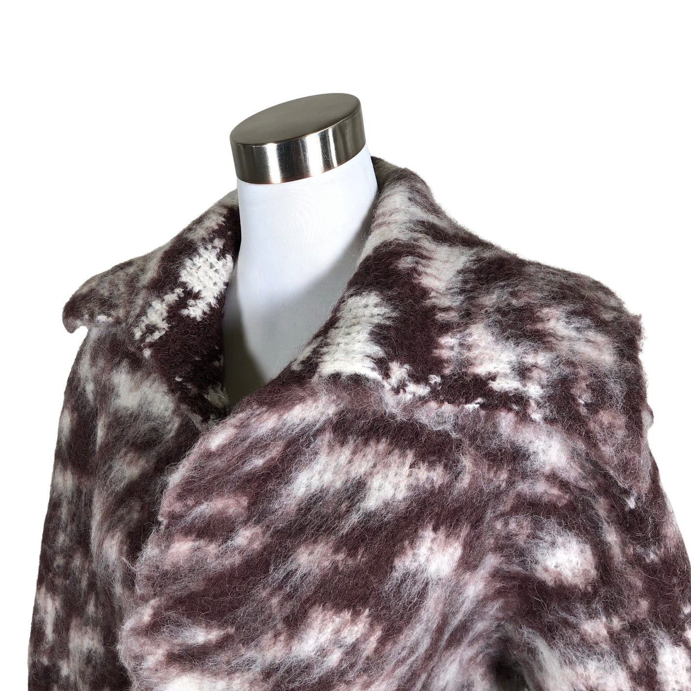 Naisten Stefanel - Neuletakki, koko 38 - Viininpunainen (3)