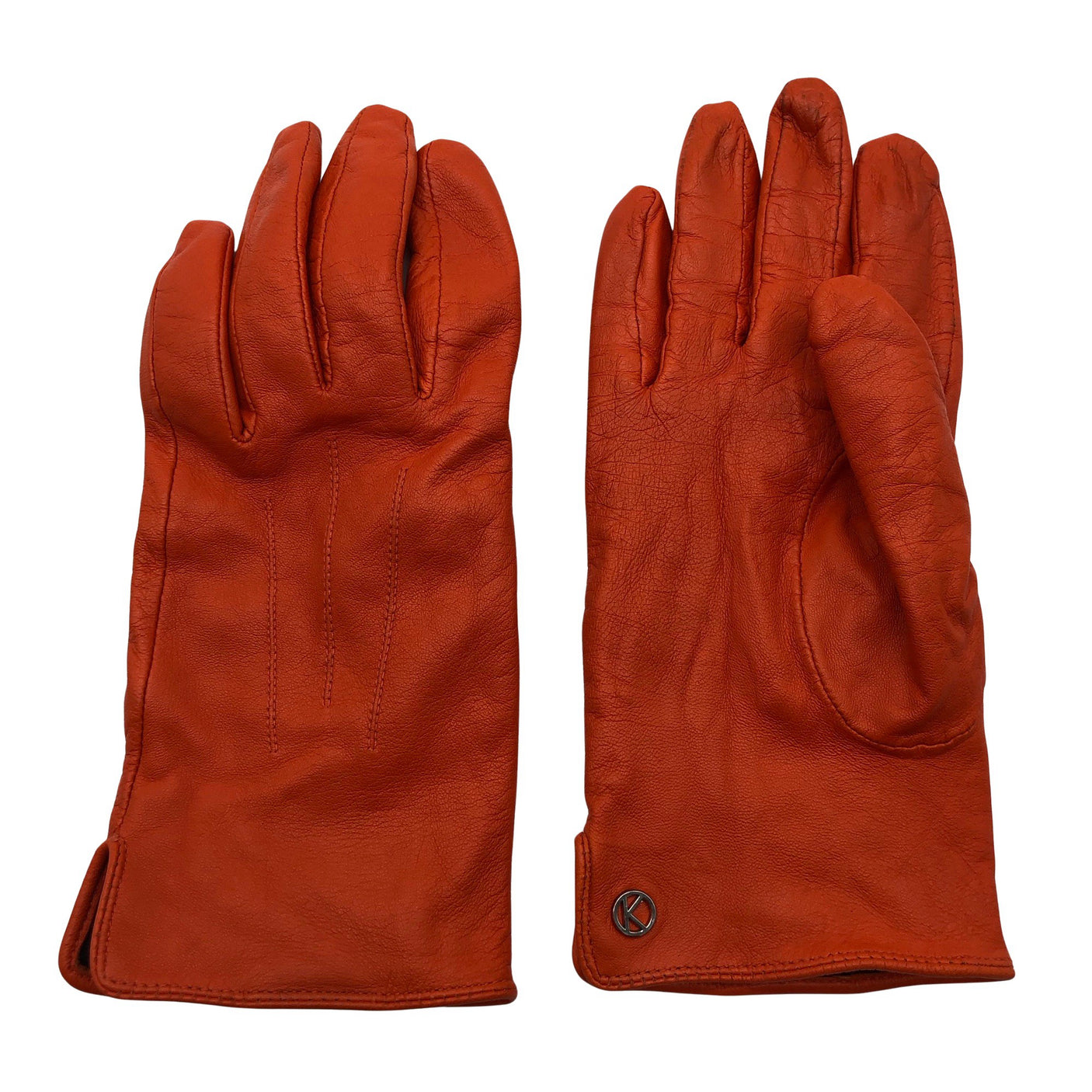 Naisten Kessler - Nahkasormikkaat, koko Ei kokoa - Oranssi (1)