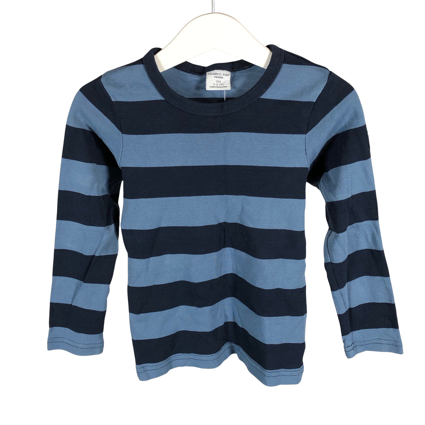 Unisex Polarn O. Pyret - Trikoopaita, koko 98 - 104 - Sininen (1)
