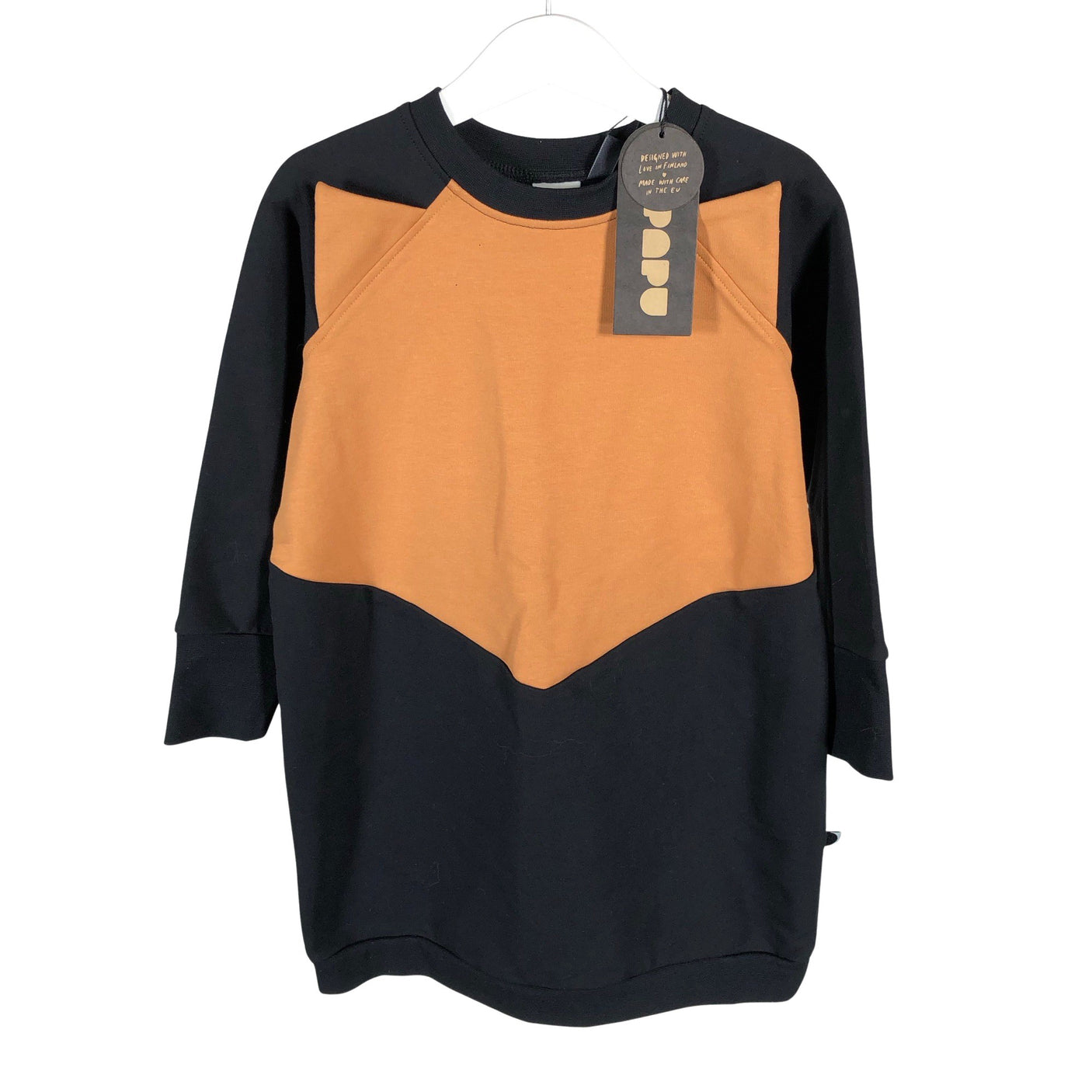 Tyttöjen Papu - Trikoomekko, koko 98 - 104 - Musta (1)