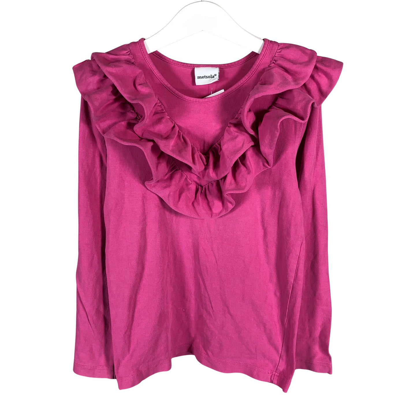 Tyttöjen Metsola - Trikoopaita, koko 134 - 140 - Pinkki (1)