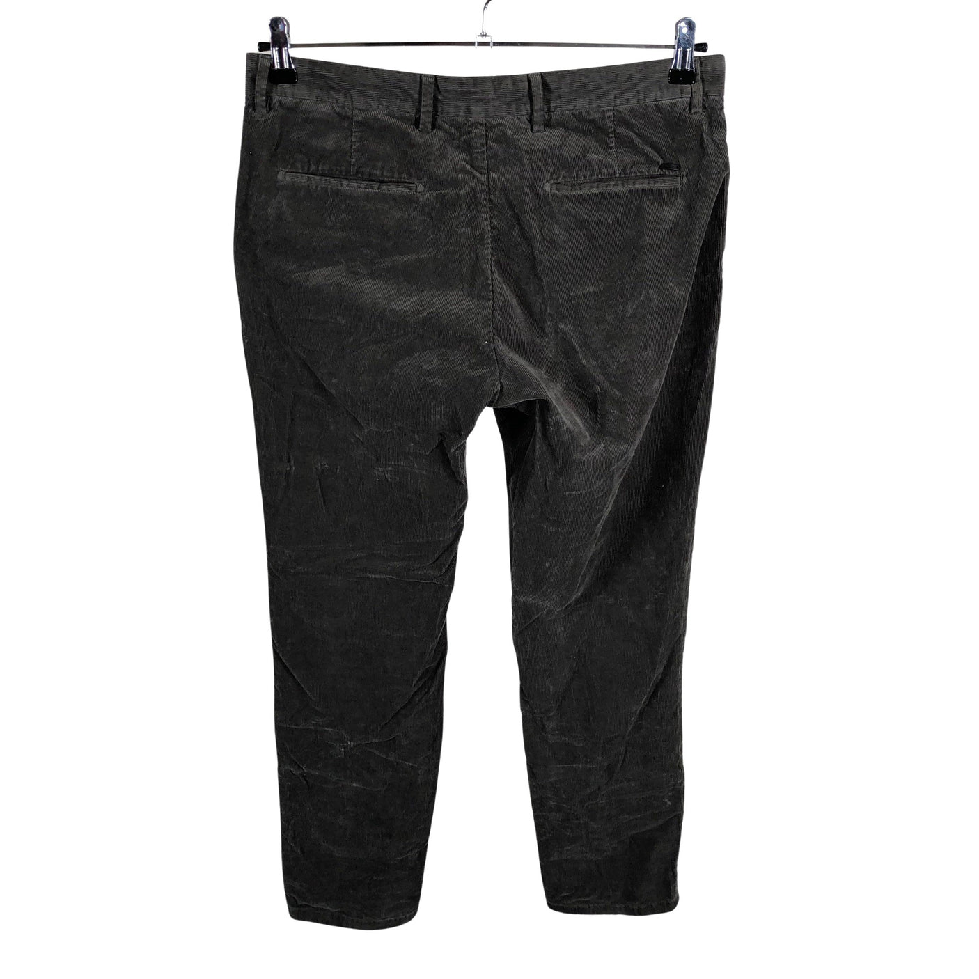 Miesten Massimo Dutti - Samettihousut, koko S - Harmaa (2)