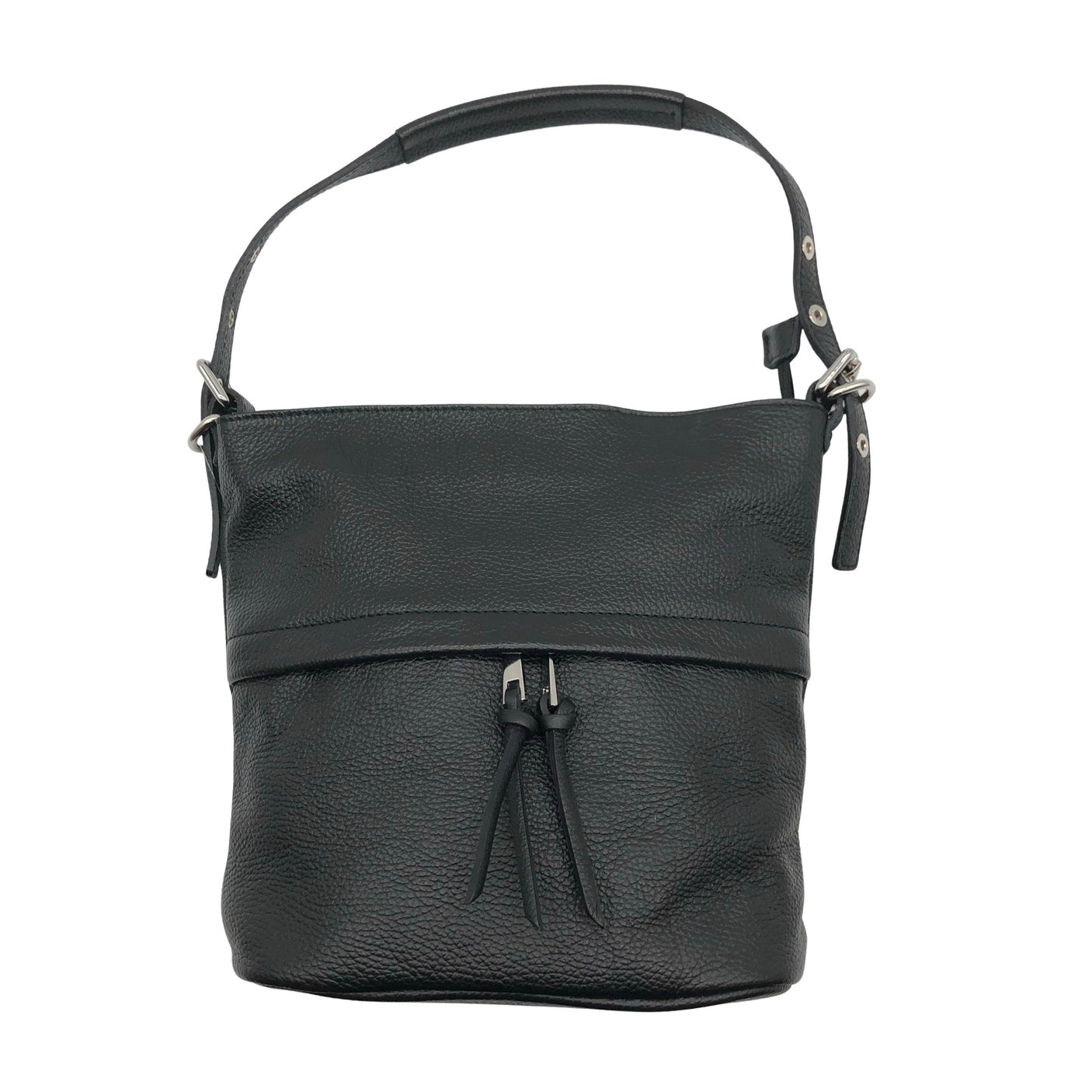 Naisten Luisa Vannini - Olkalaukku, koko Midi - Musta (1)