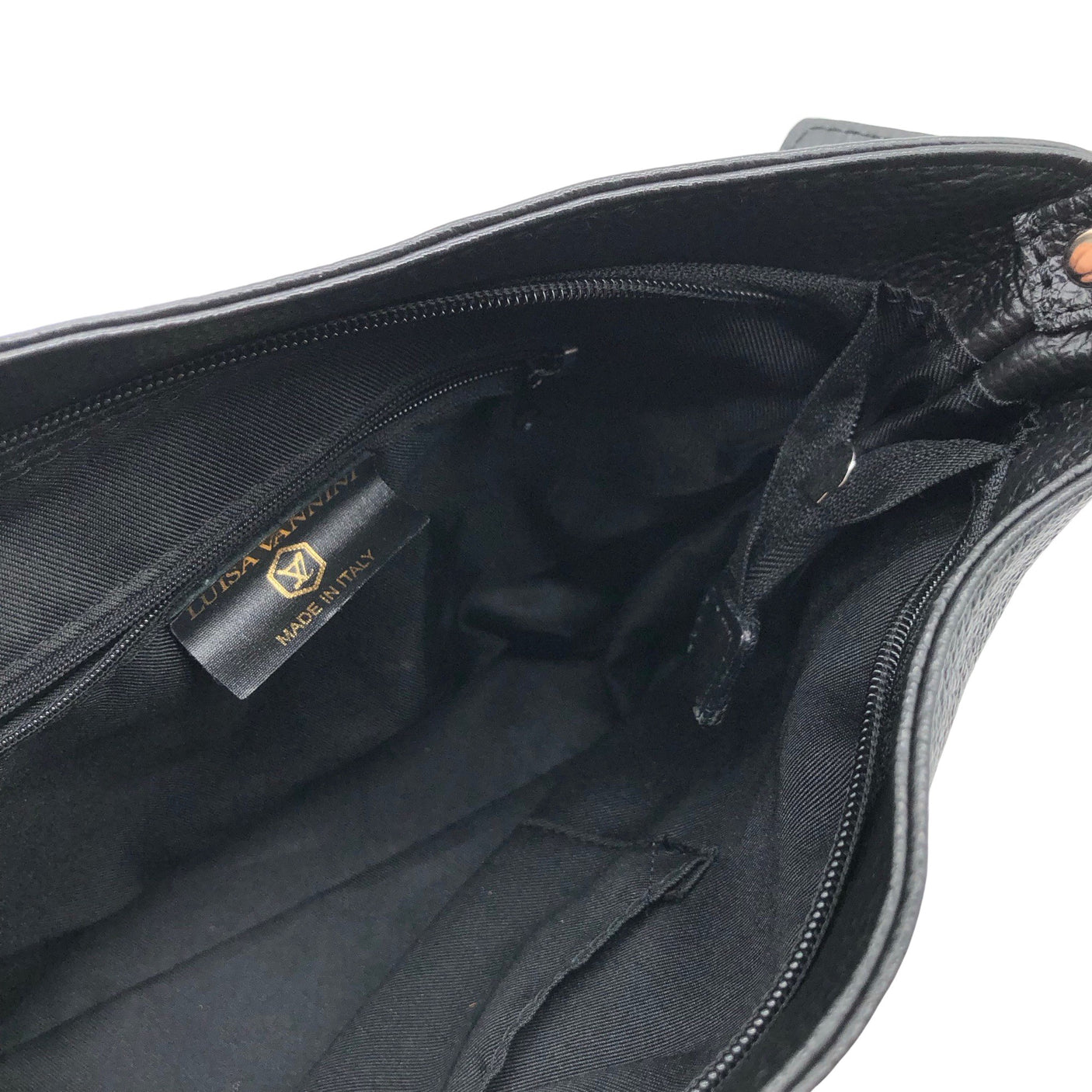 Naisten Luisa Vannini - Olkalaukku, koko Midi - Musta (2)