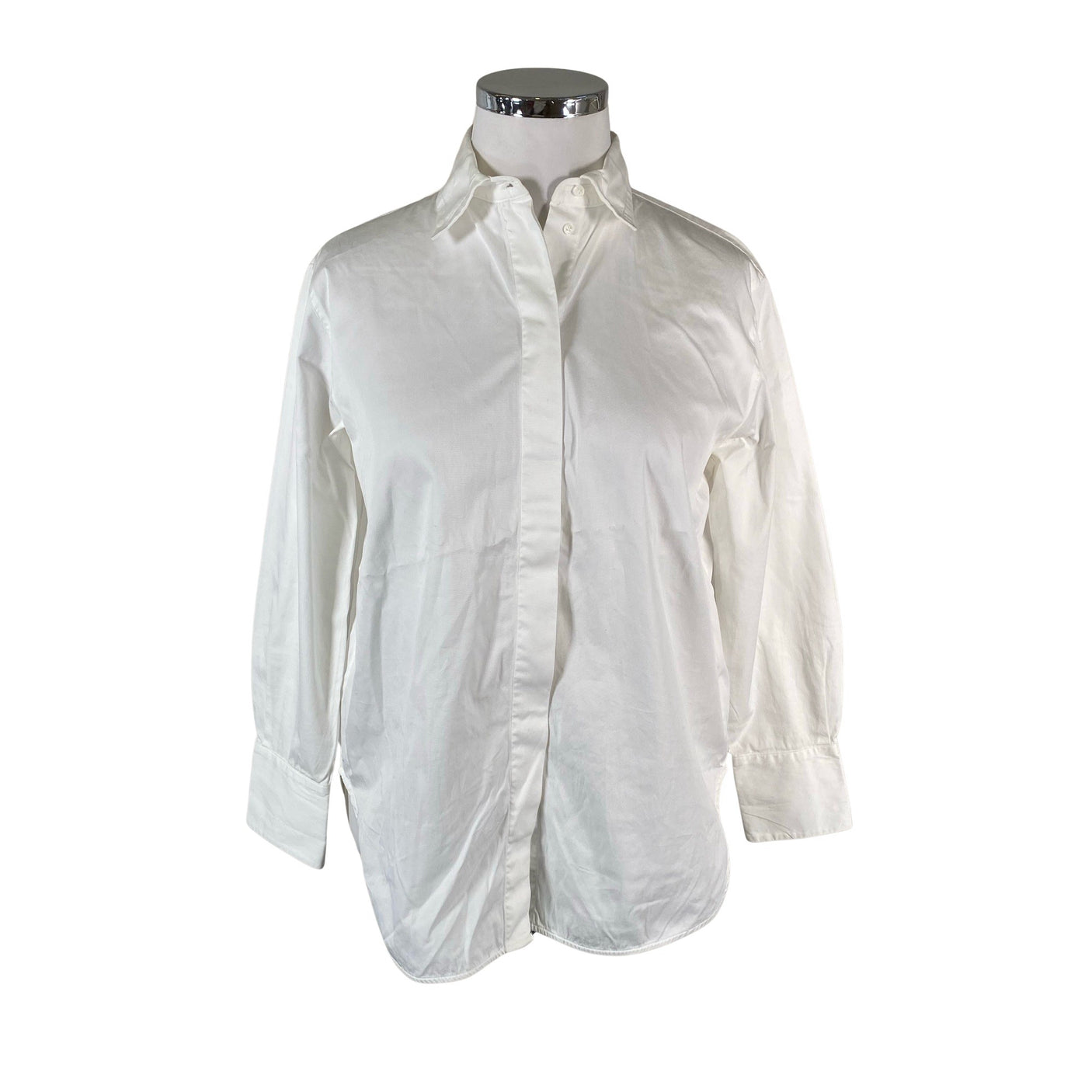 Naisten Massimo Dutti - Kauluspaita, koko 42 - Valkoinen (1)