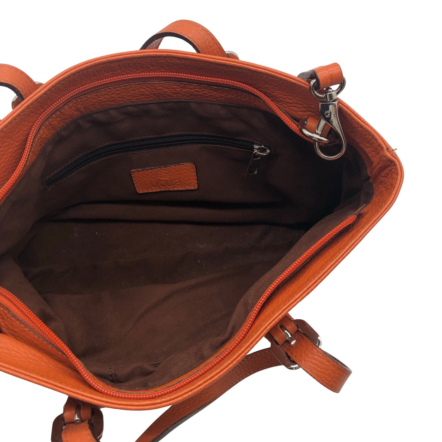 Naisten Utua - Käsilaukku, koko Midi - Oranssi (3)