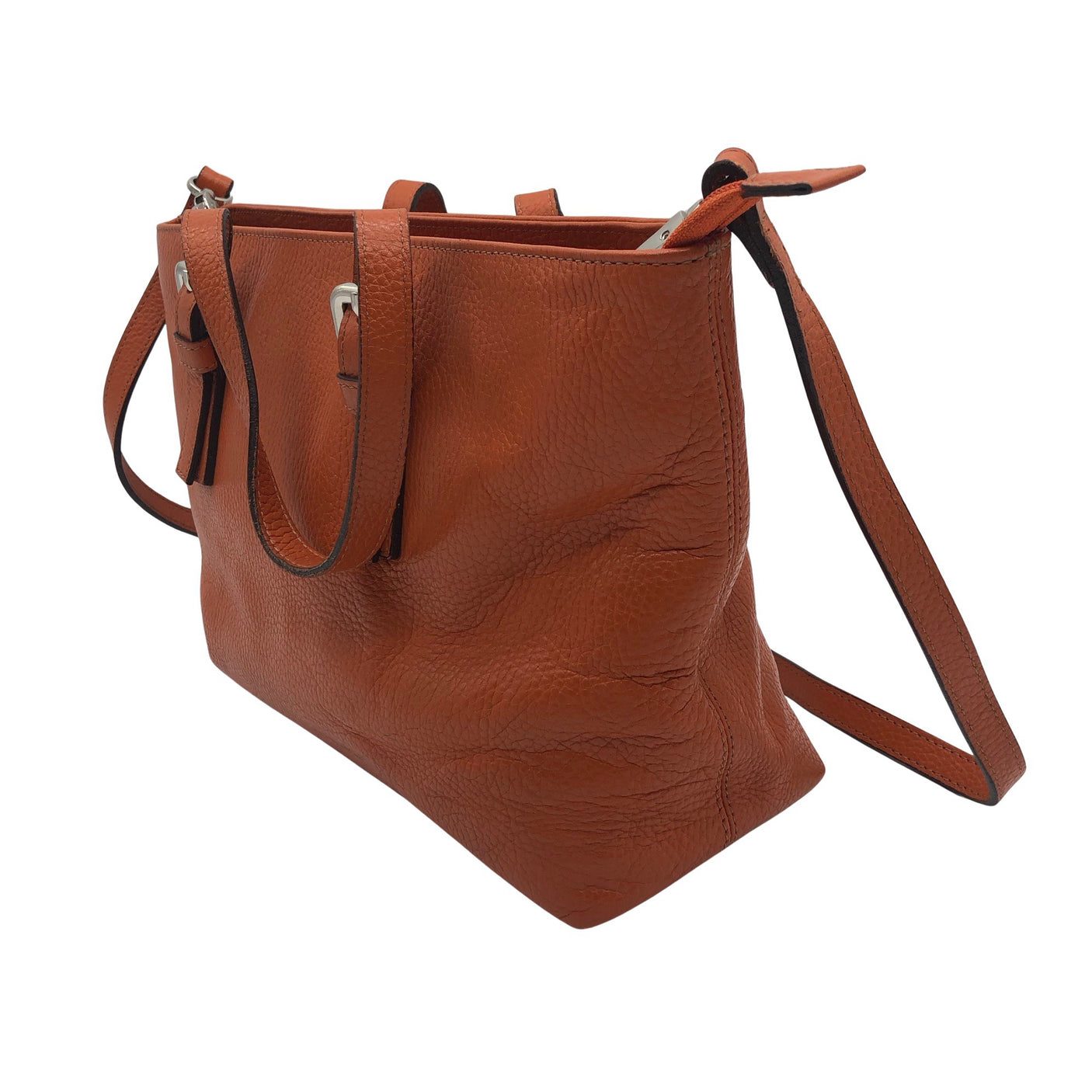 Naisten Utua - Käsilaukku, koko Midi - Oranssi (2)