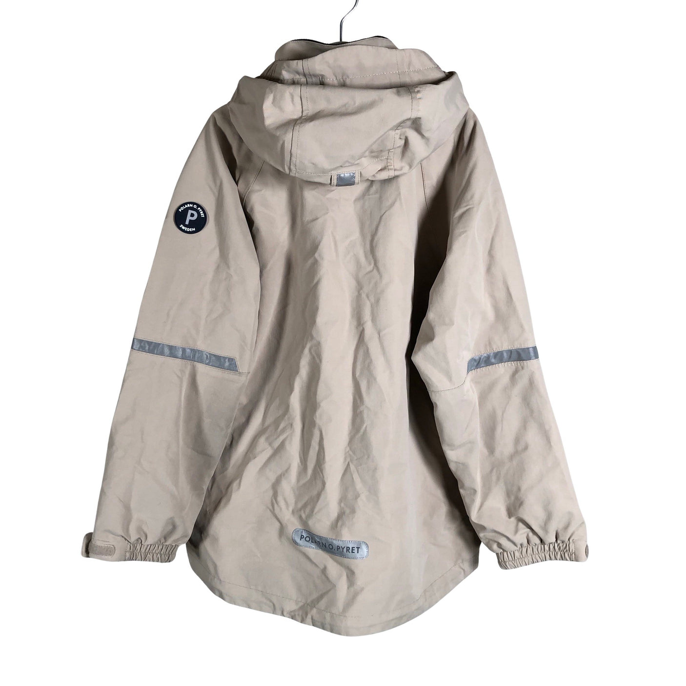 Unisex Polarn O. Pyret - Välikausitakki, koko 134 - 140 - Beige (2)