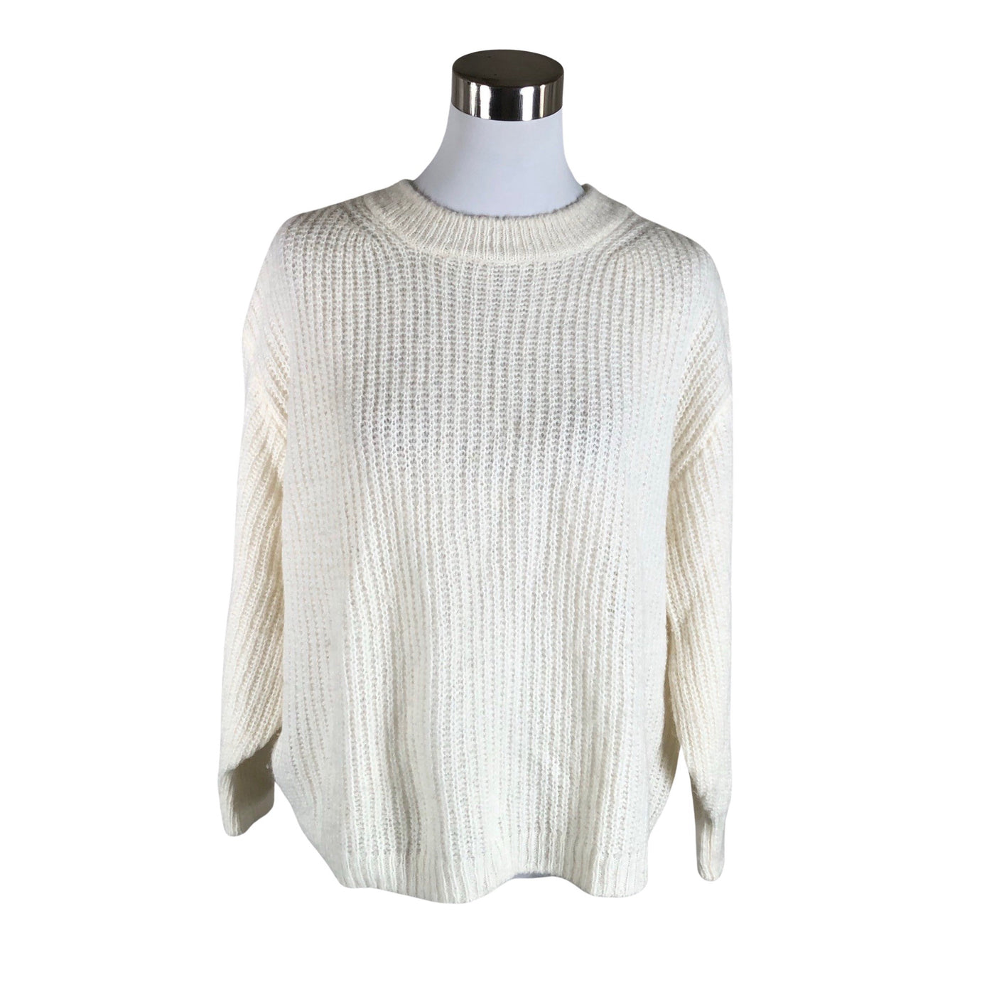Naisten Massimo Dutti - Neulepaita, koko 36 - Luonnonvalkoinen (1)