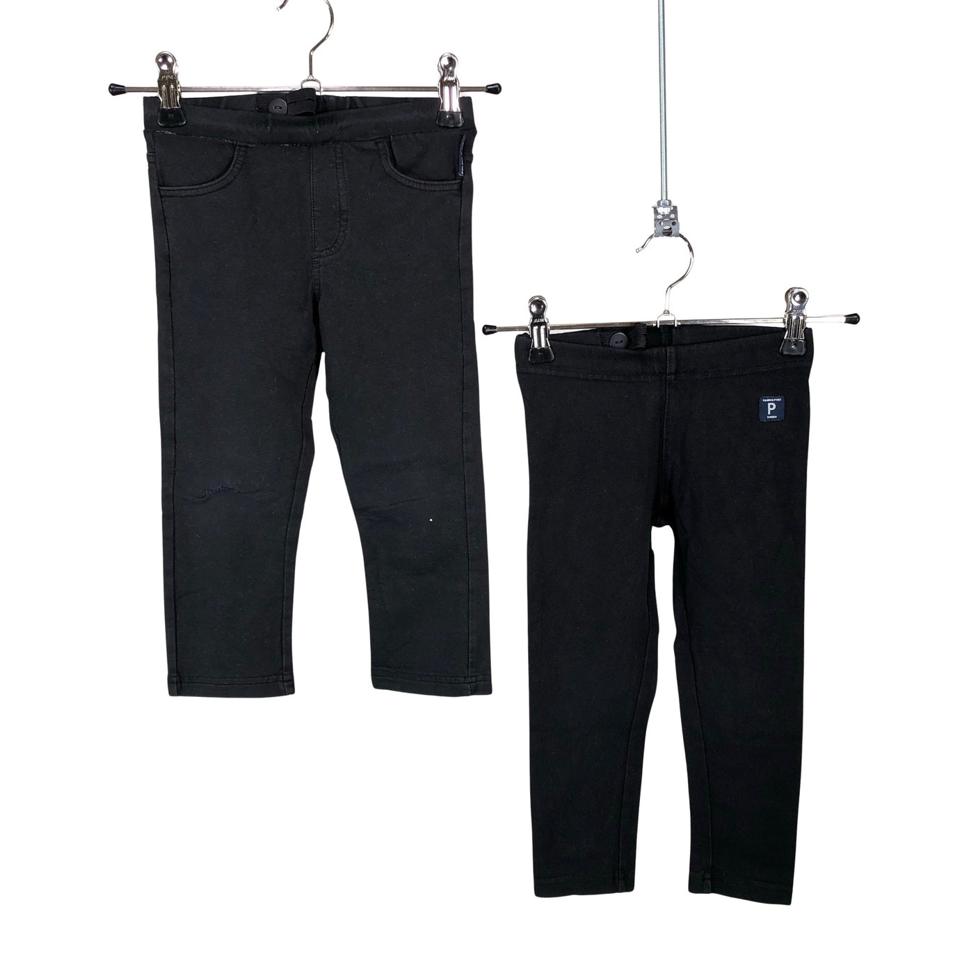 Unisex Polarn O. Pyret - Leggingsit, koko 92 - 98 - Musta (1)