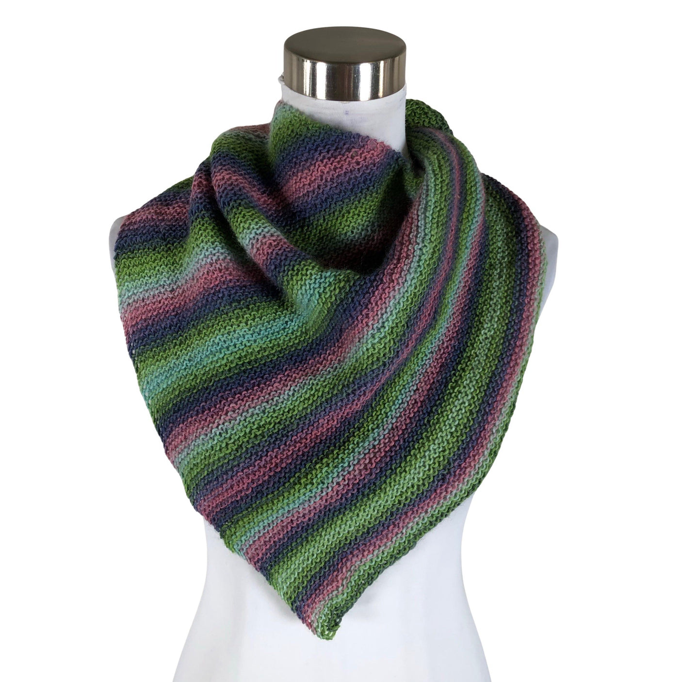 Naisten Handmade - Kaulaliina, koko Midi - Vihreä (1)