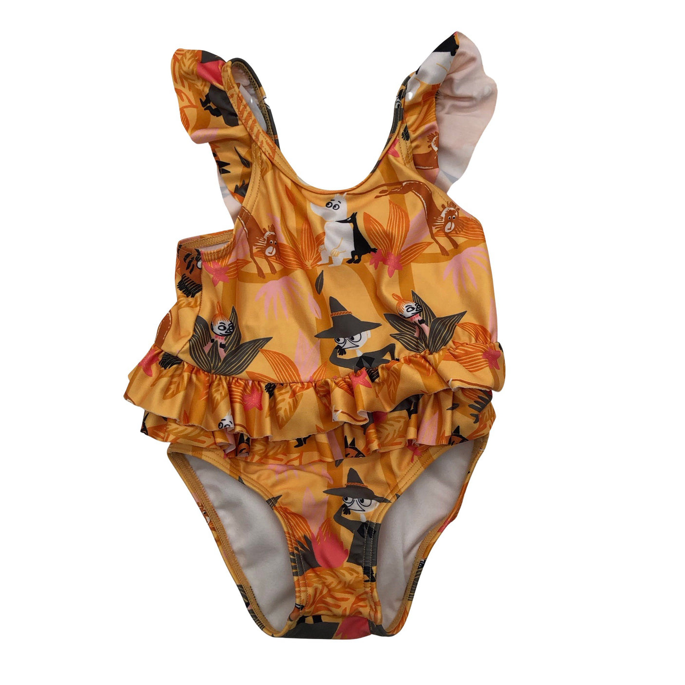 Tyttöjen Martinex - Uimapuku, koko 74 - 80 - Keltainen (1)