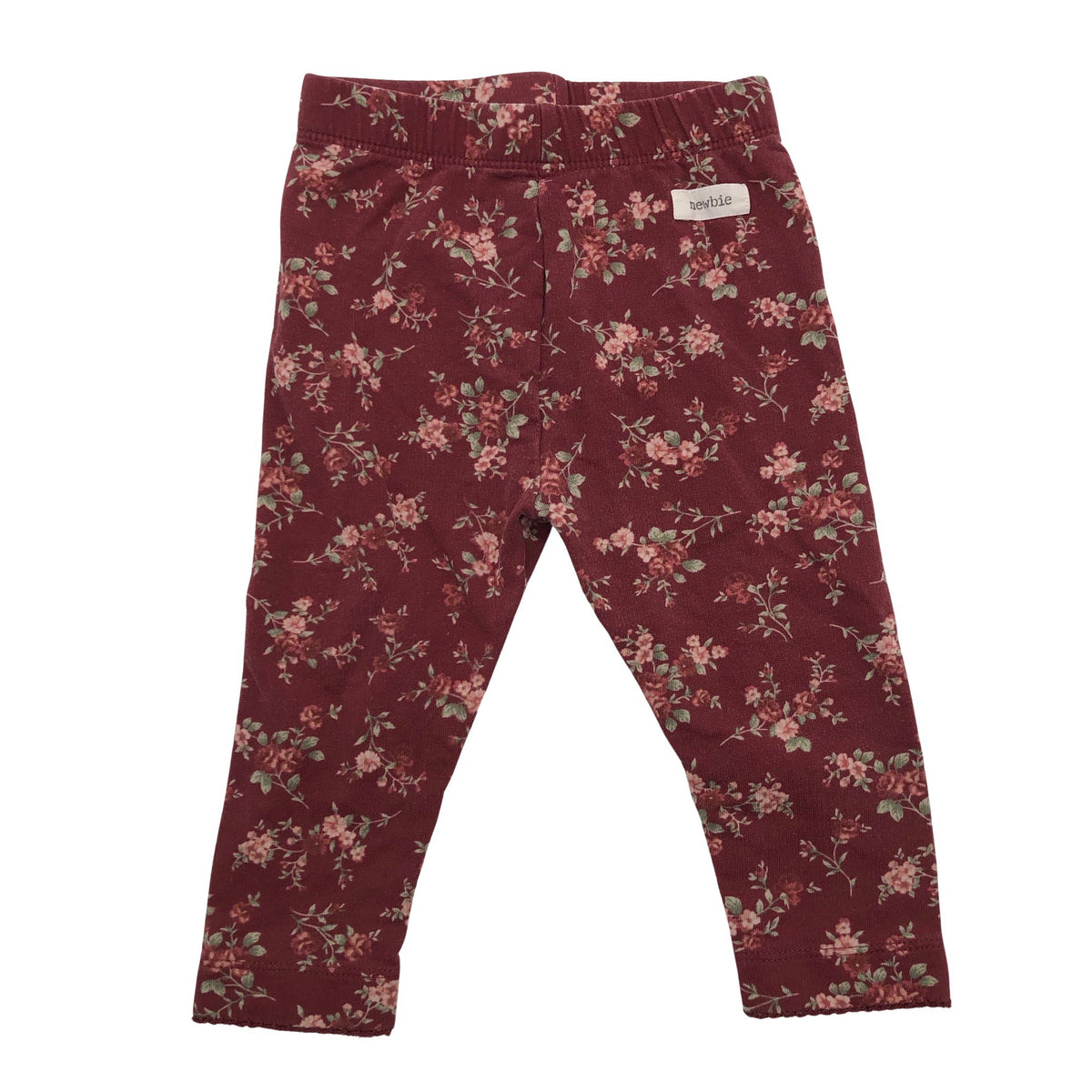 Tyttöjen Newbie - Leggingsit, koko 74 - 80 - Viininpunainen (1)